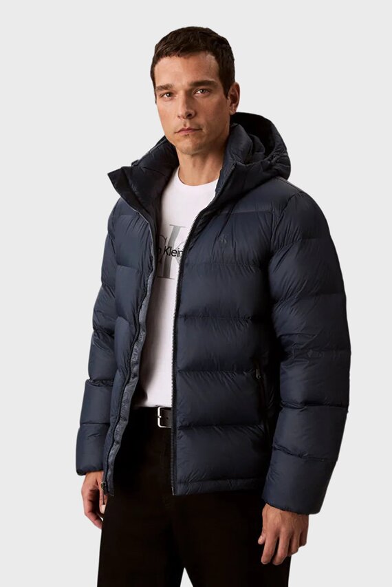 Qishki kurtka LS NYLON ZIP OFF HOOD DOWN PUFFE Calvin Klein Jeans Qishki kurtka LS NYLON ZIP OFF HOOD DOWN PUFFE Calvin Klein Jeans