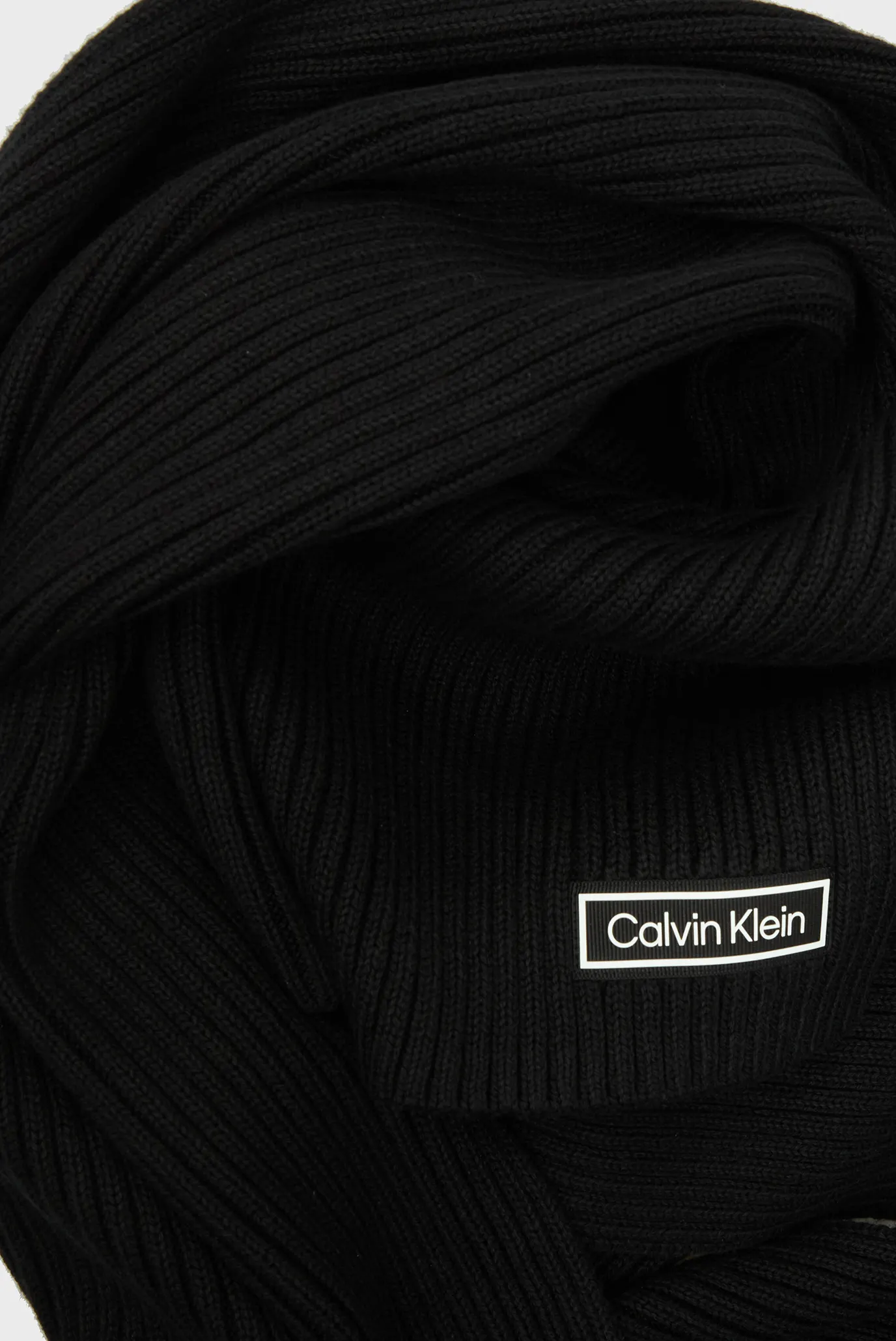 Шарф PATCH CHUNKY RIB COTTON SCARF 4