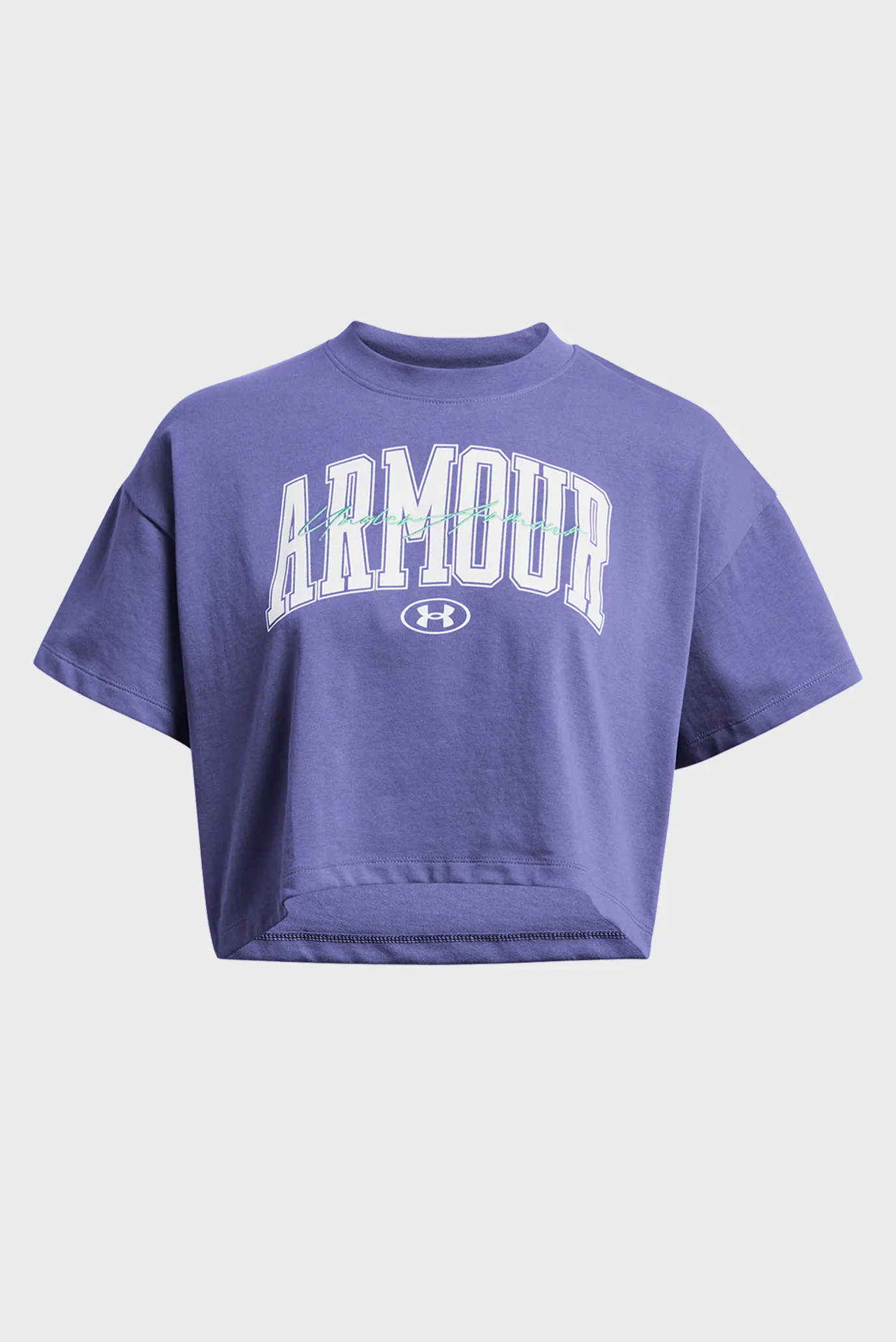 Futbolka UA HW SCRIPTED WM CROP SS 3