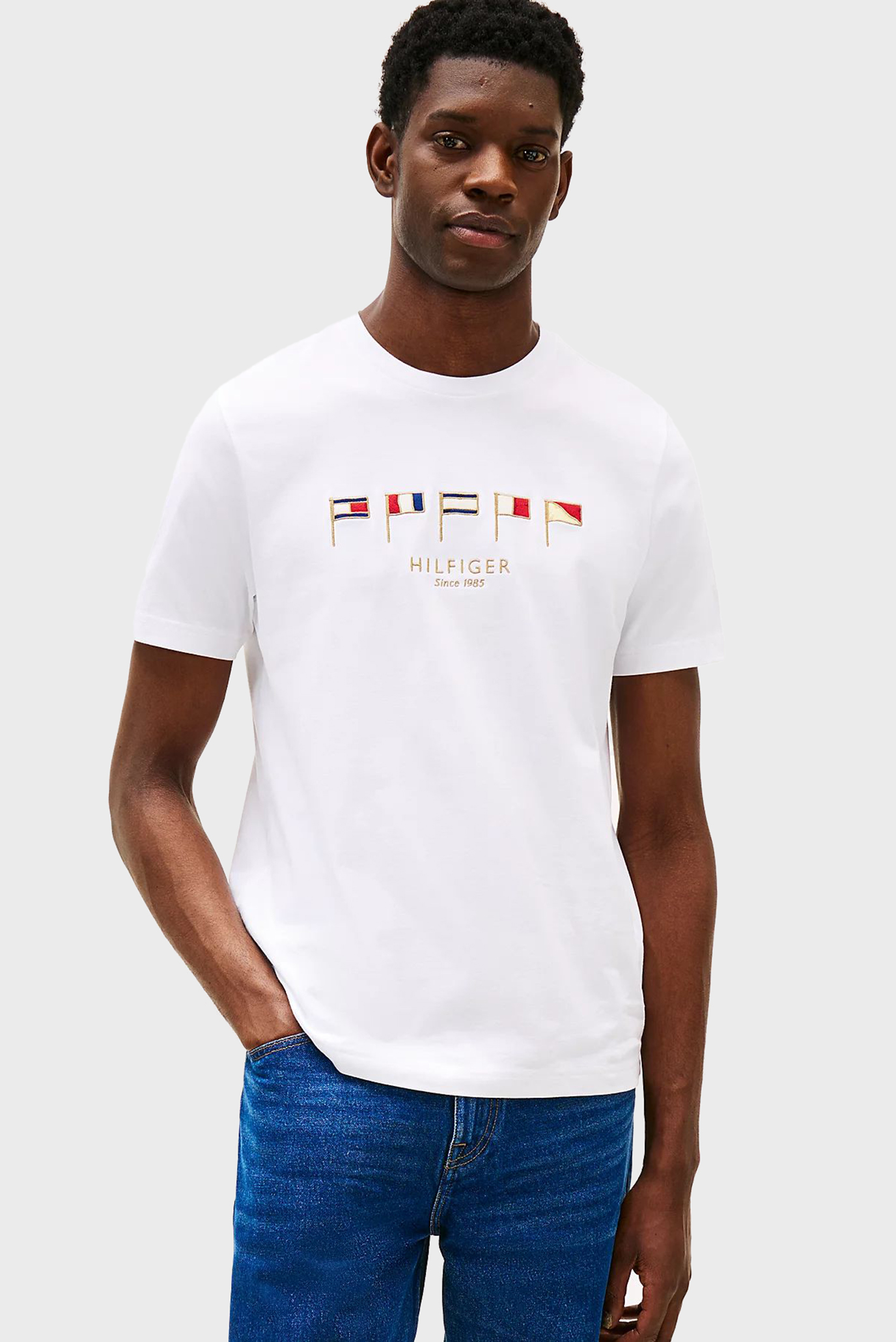 Futbolka HILFIGER MULTI FLAGS TEE 1