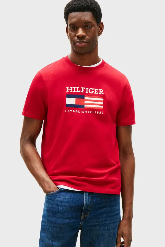 Futbolka/AMERICANA MONOTYPE FLAG BOX TEE Tommy Hilfiger