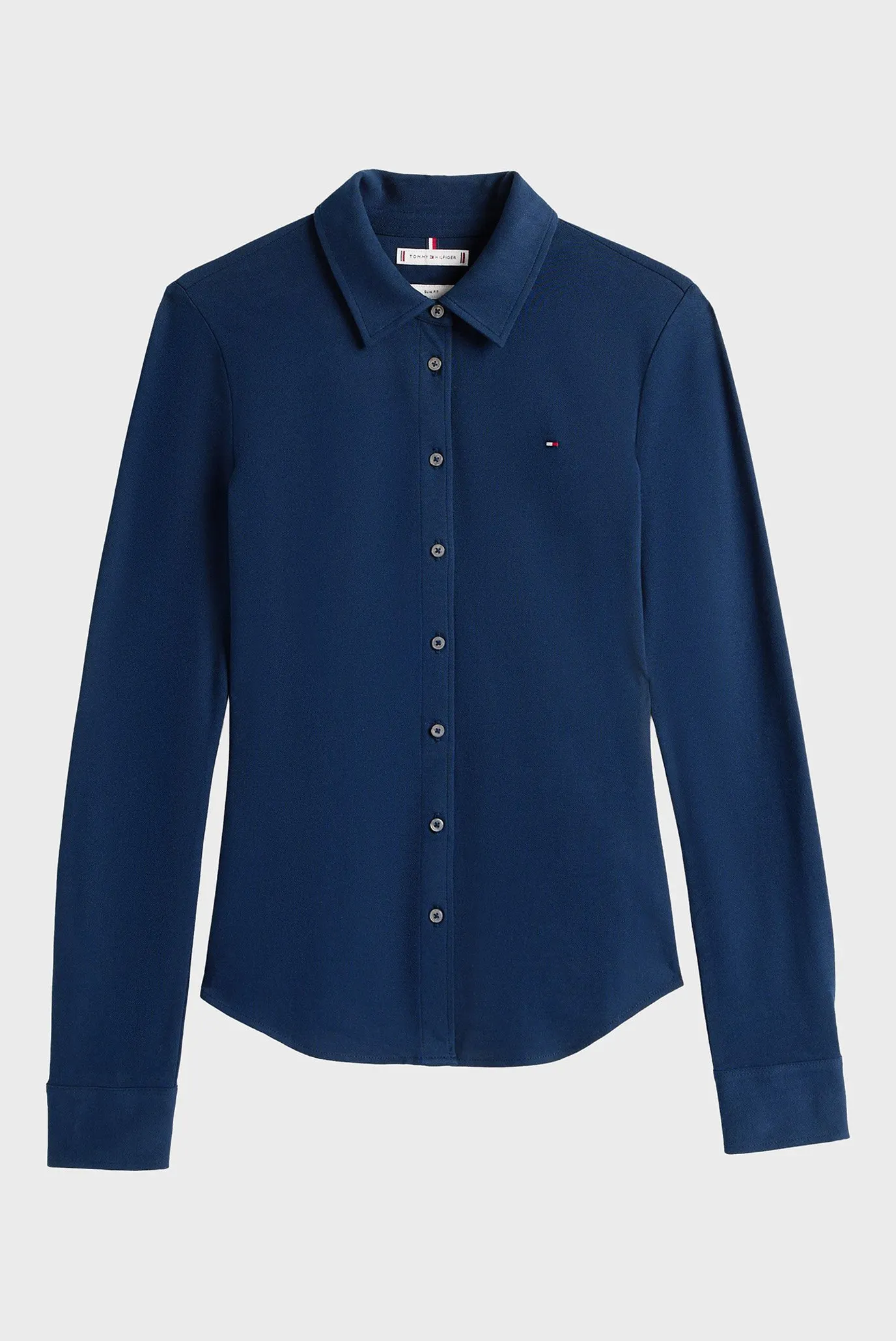 Рубашка/1985 SLIM PIQUE LS SHIRT 4