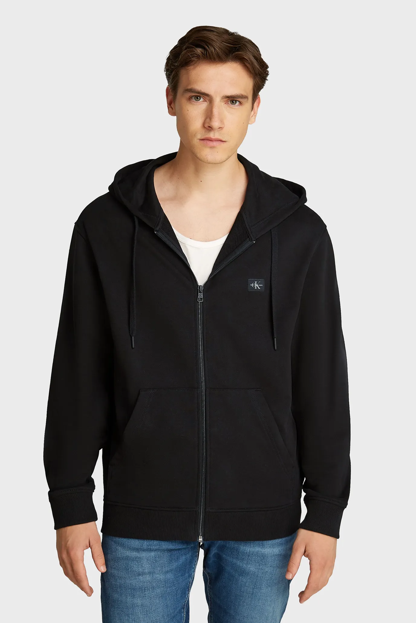 Реглан WOVEN LABEL ZIP THROUGH HOODIE 1