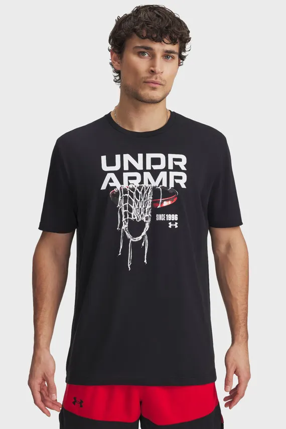 Футболка UA M 60 40s Hoops Net SS Under Armour