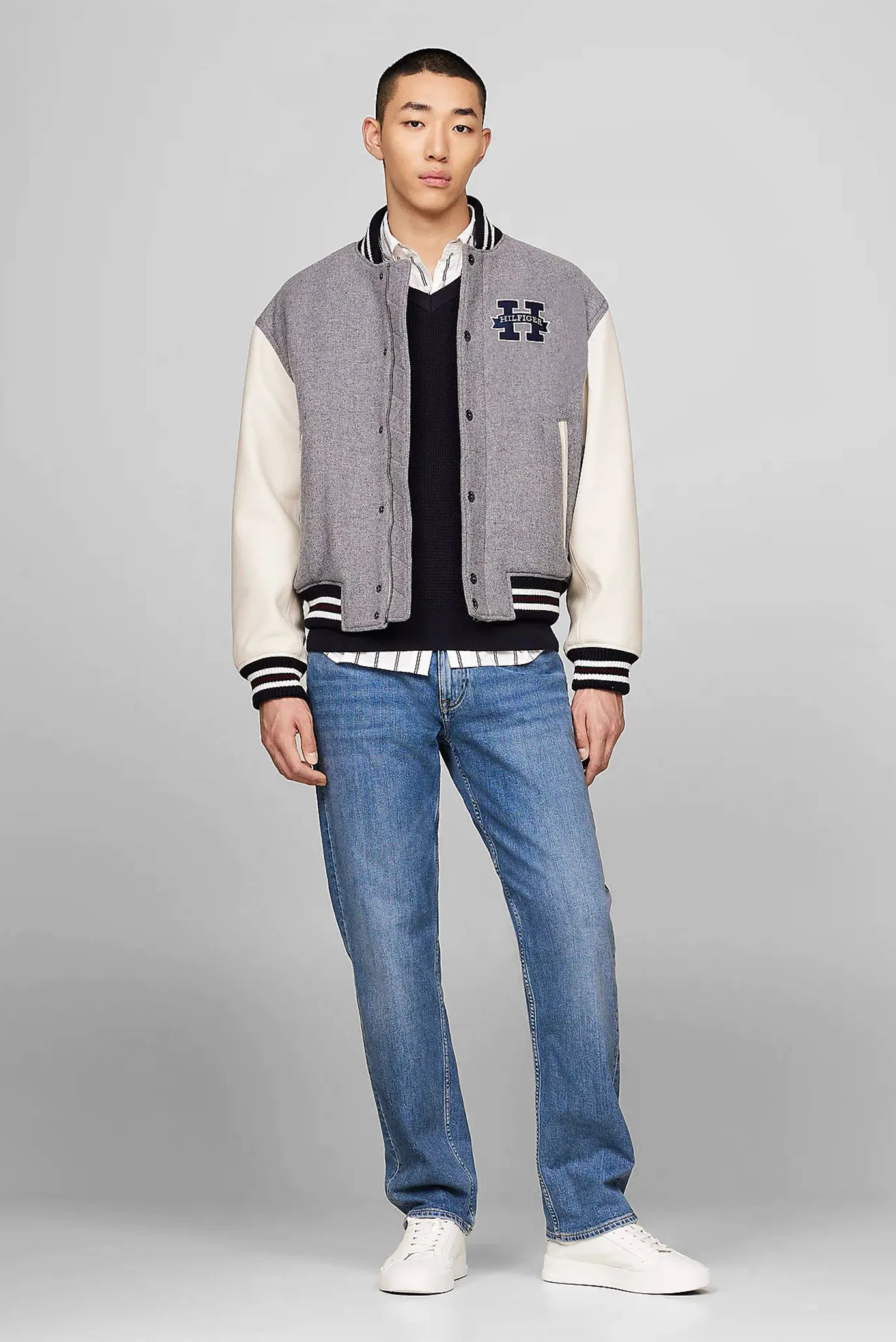 Yengil kurtka LEATHER VARSITY JACKET 2