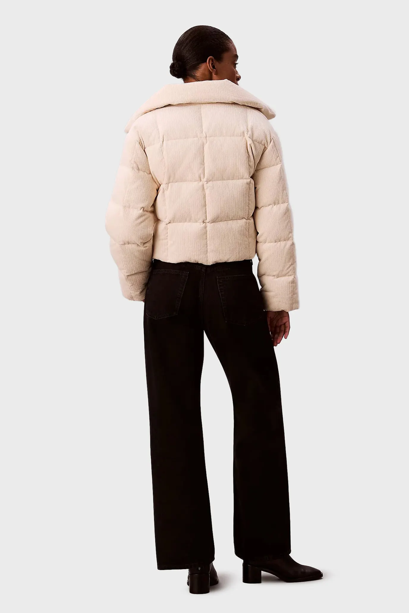 Qishki kurtka CORDUROY INSULATED DOWN PUFFER 3