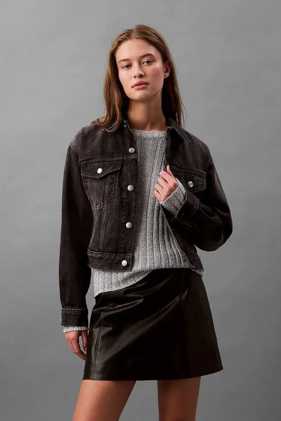 Куртка джинсовая 90s TRUCKER BLACK FOG Calvin Klein Jeans