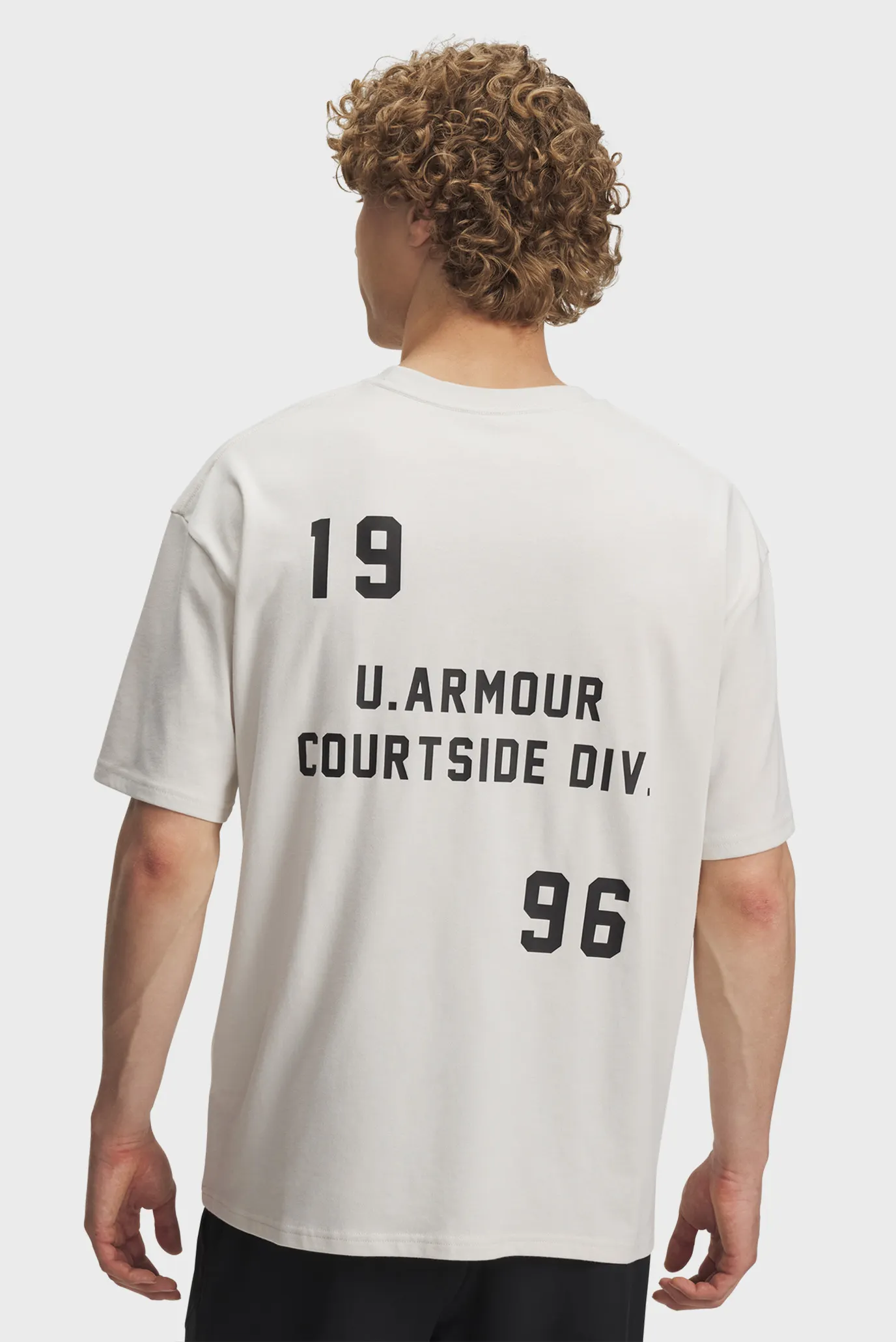 Футболка/UA M HWT OS Hoops Courtside 3