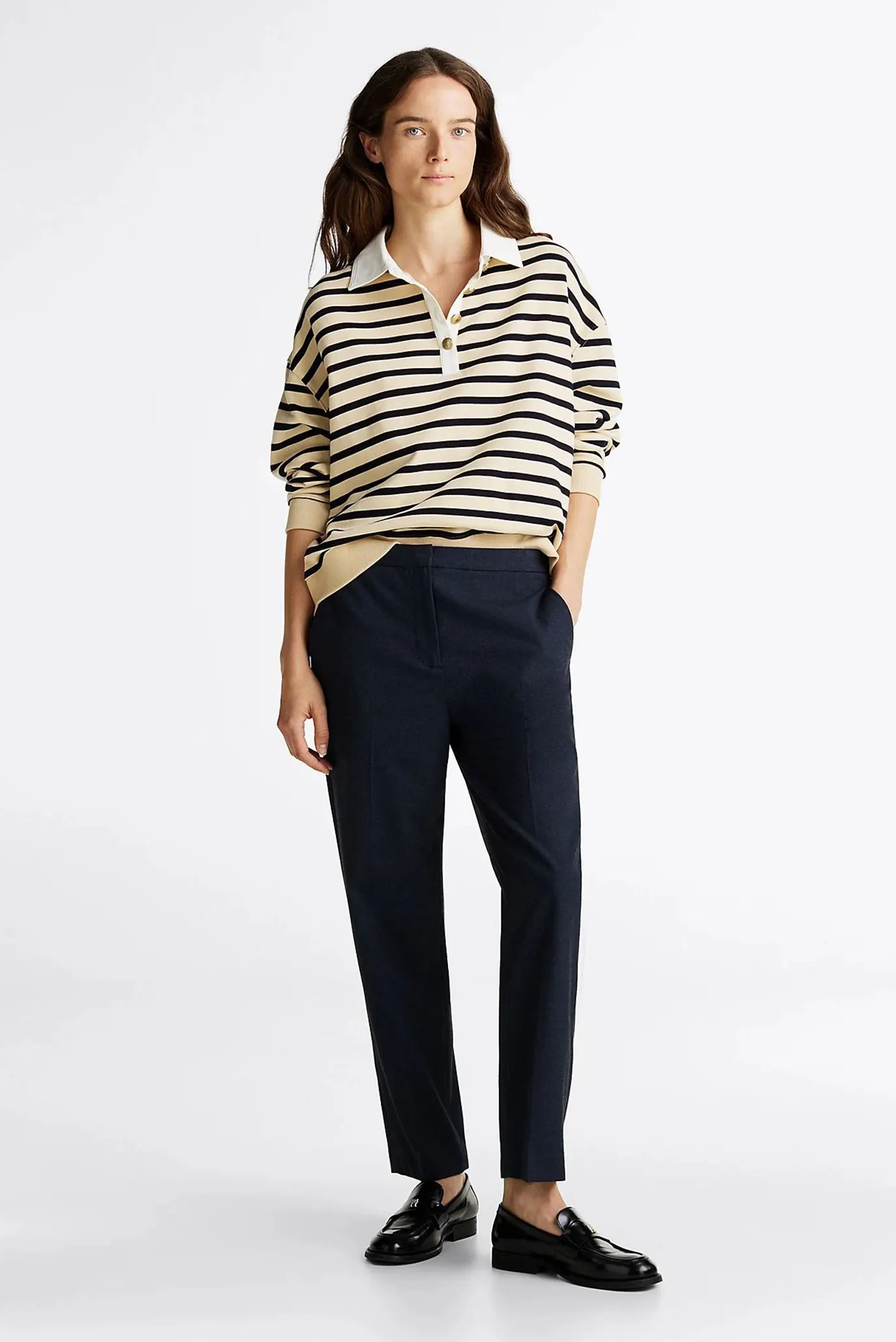 Штаны FLANNEL SLIM STRAIGHT PANT 2