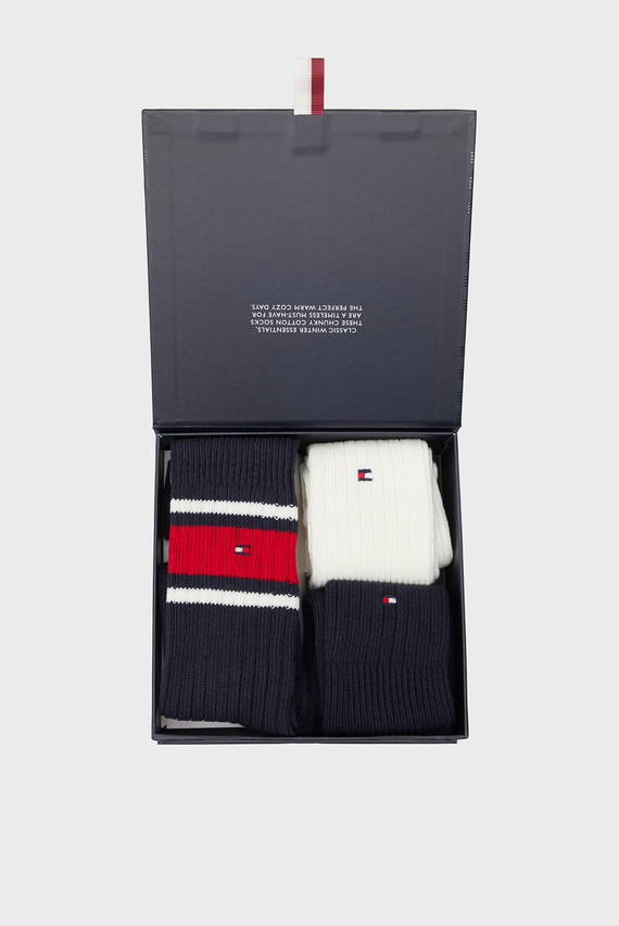 Paypoqlar to'plami TH MEN SOCK 3P GIFTBOX BOOTSOCK Tommy Hilfiger
