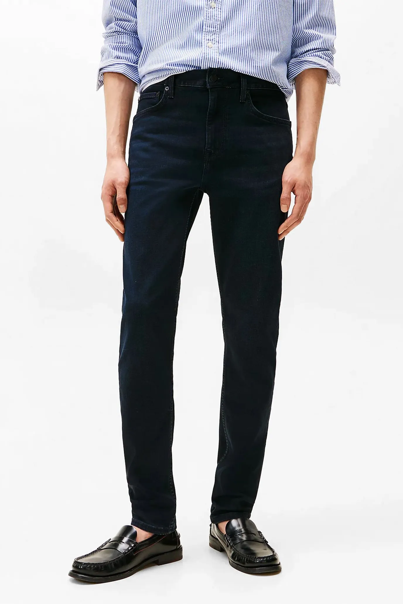 Jins shim SLIM BLEECKER PSTR BLUE-BLACK 1