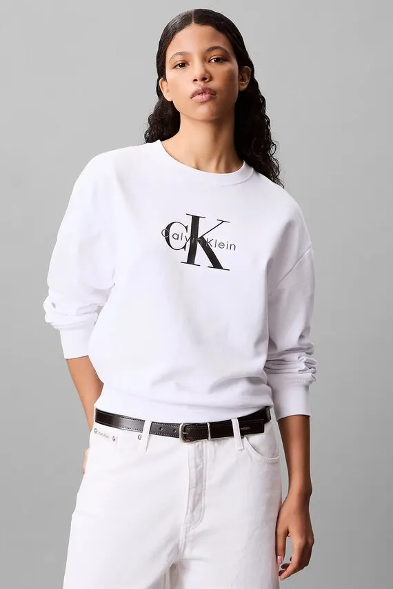 Свитшот LS MONOLOGO FRENCH TERRY RLXD CR Calvin Klein Jeans