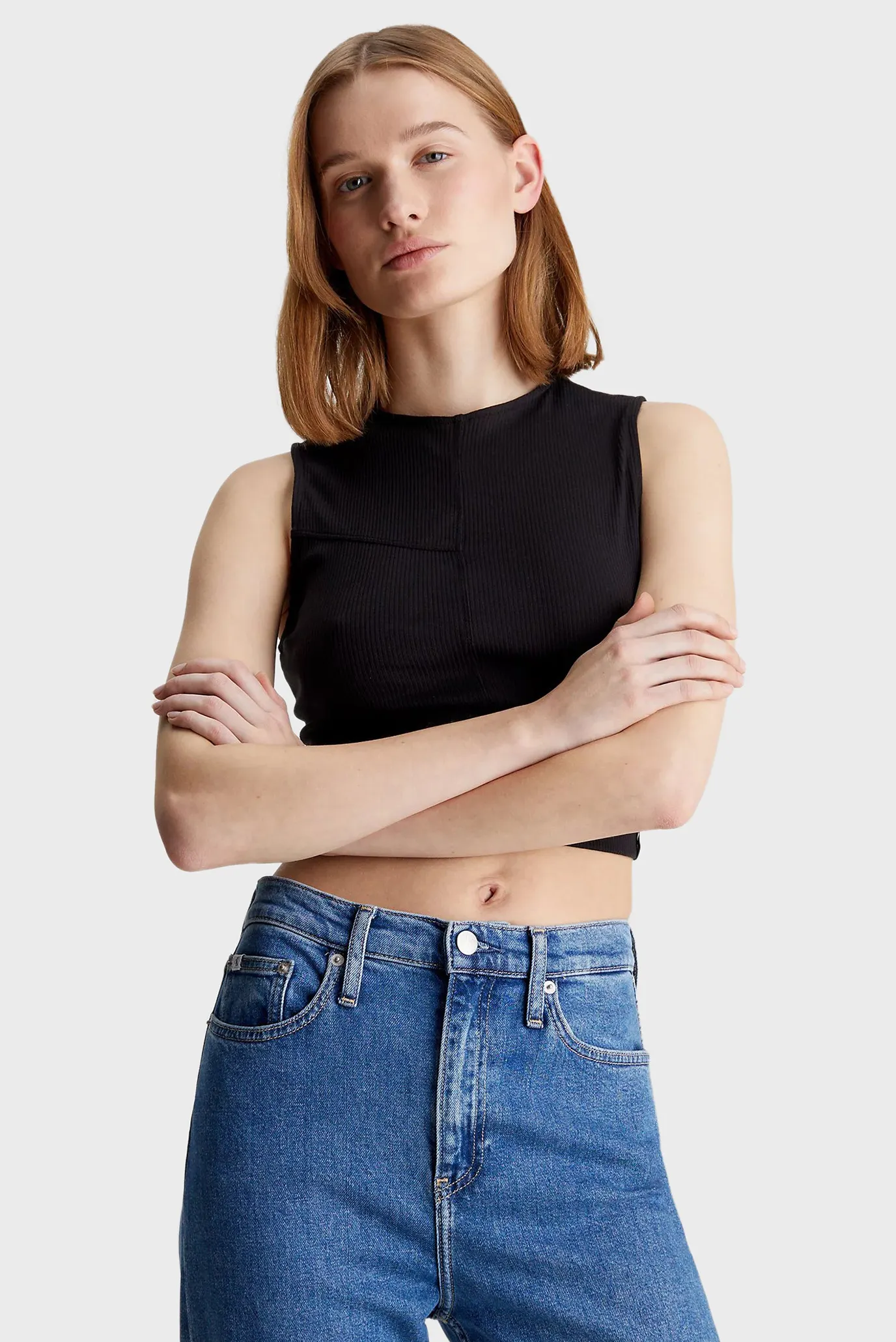 Mayka SEAMING RIB TANK TOP 1