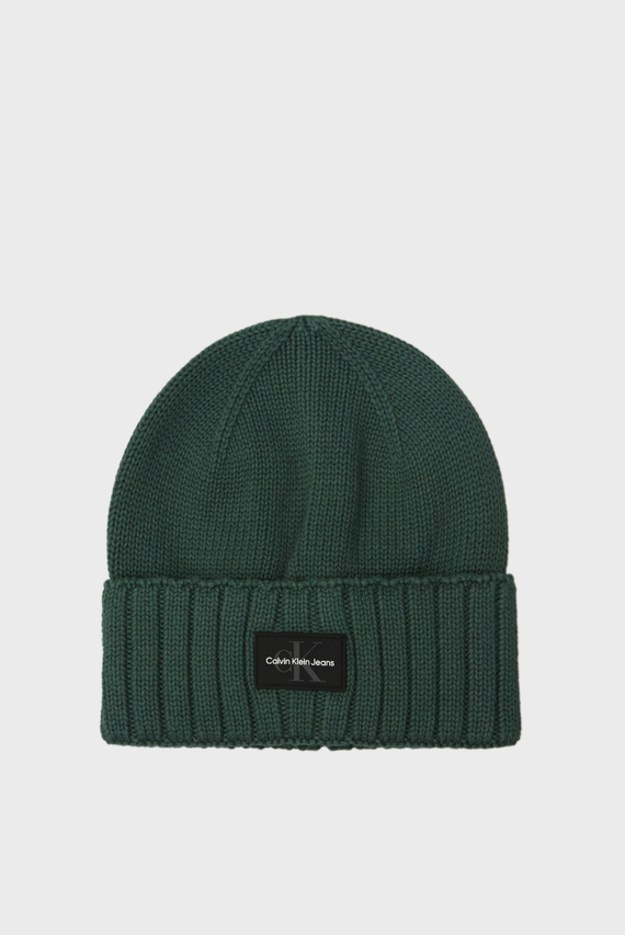 Shapka MONO LOGO PATCH BEANIE RUB Calvin Klein Jeans Shapka MONO LOGO PATCH BEANIE RUB Calvin Klein Jeans