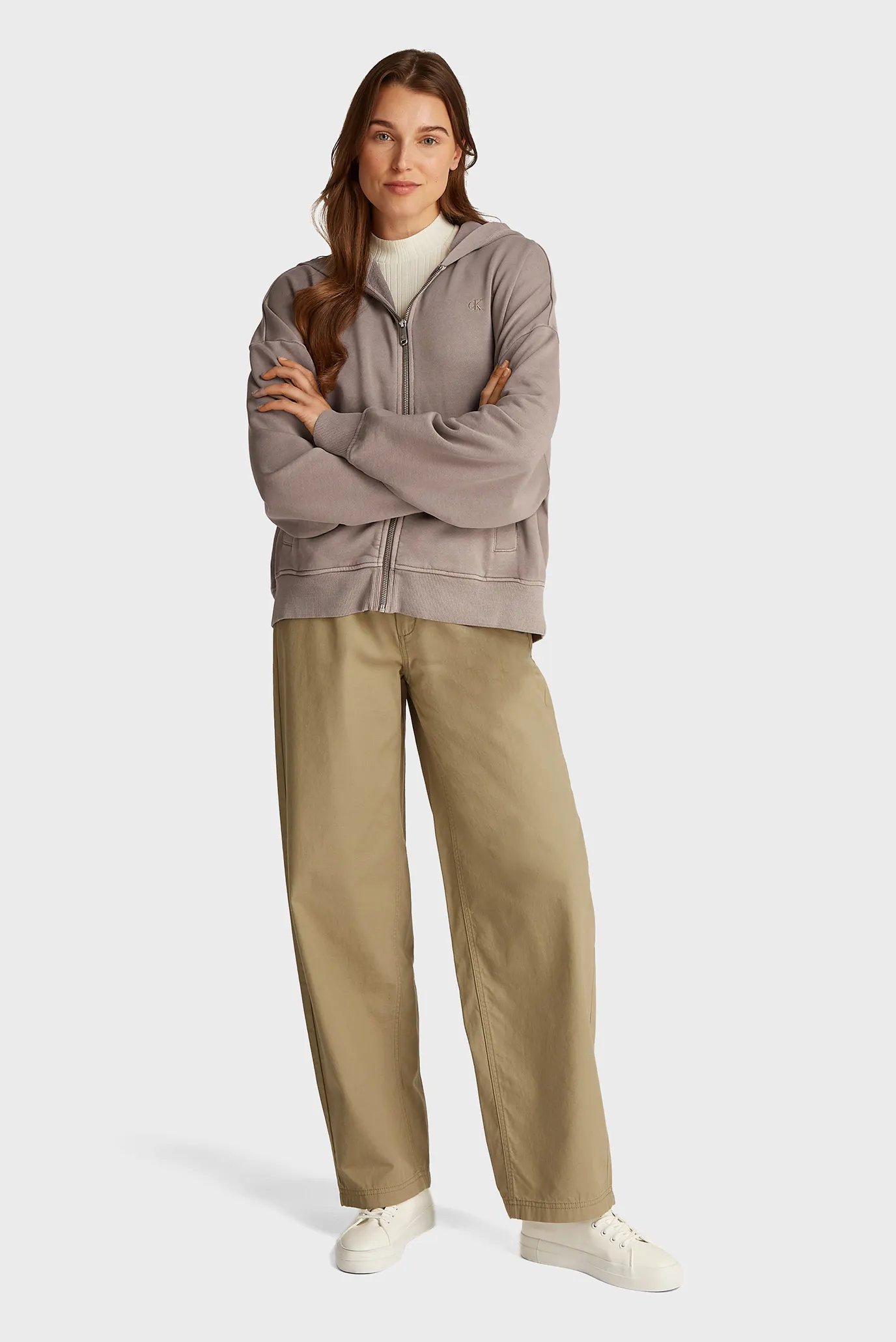 Реглан WASHED PUFF PRINT ZIP-THROUGH 4