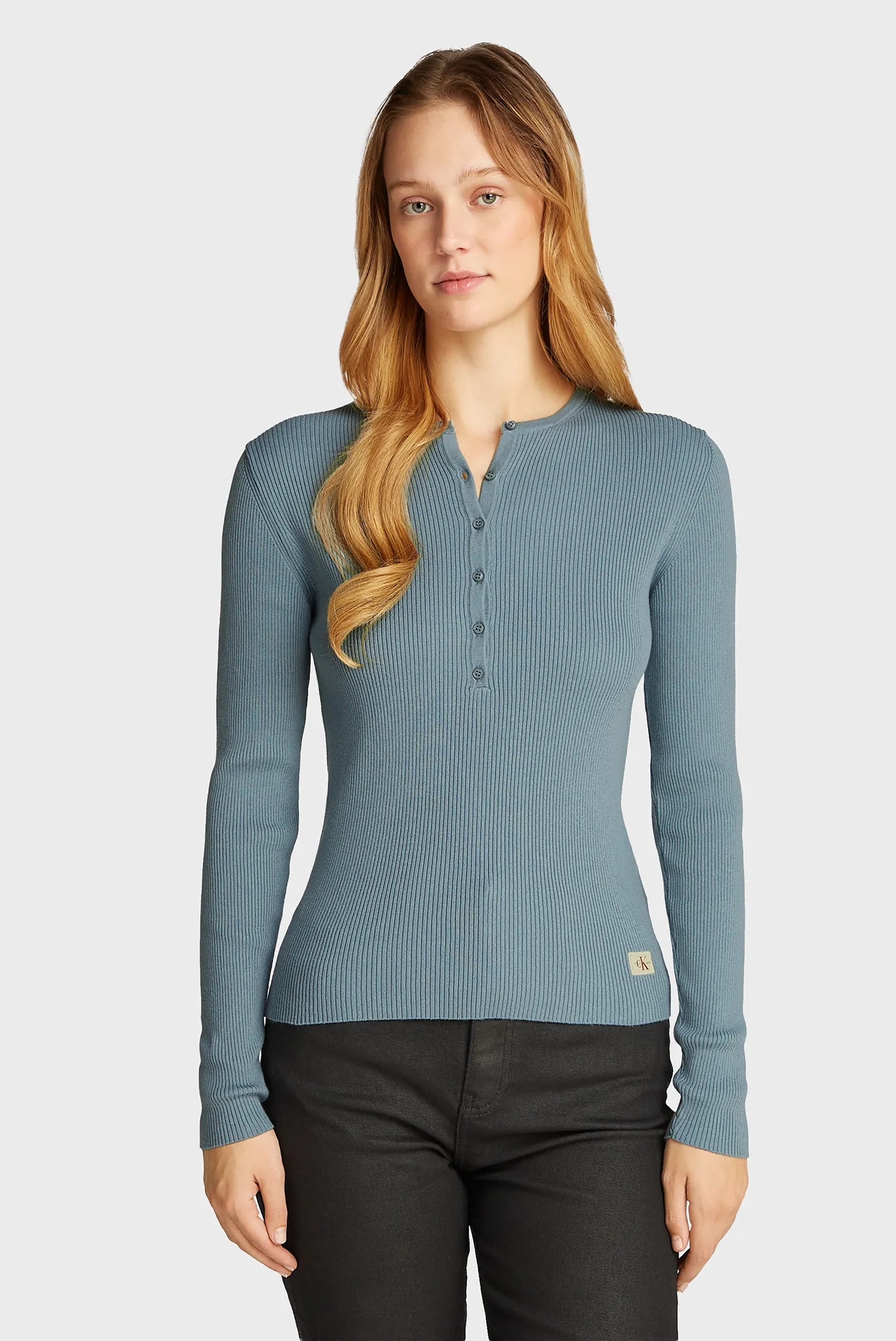 Кардиган WOVEN LABEL HENLEY SWEATER 4