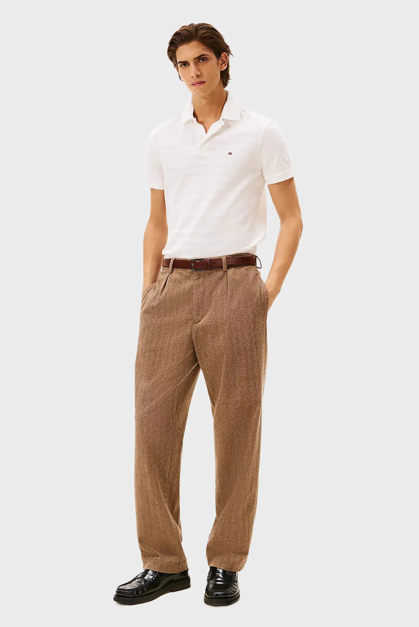 Поло SS HERRINGBONE REG POLO 2