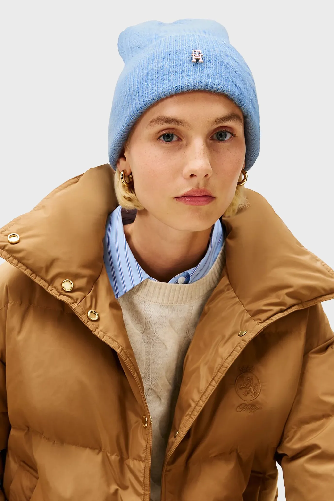 Shapka TH ELEVATED CHIC FLUFFY BEANIE 4