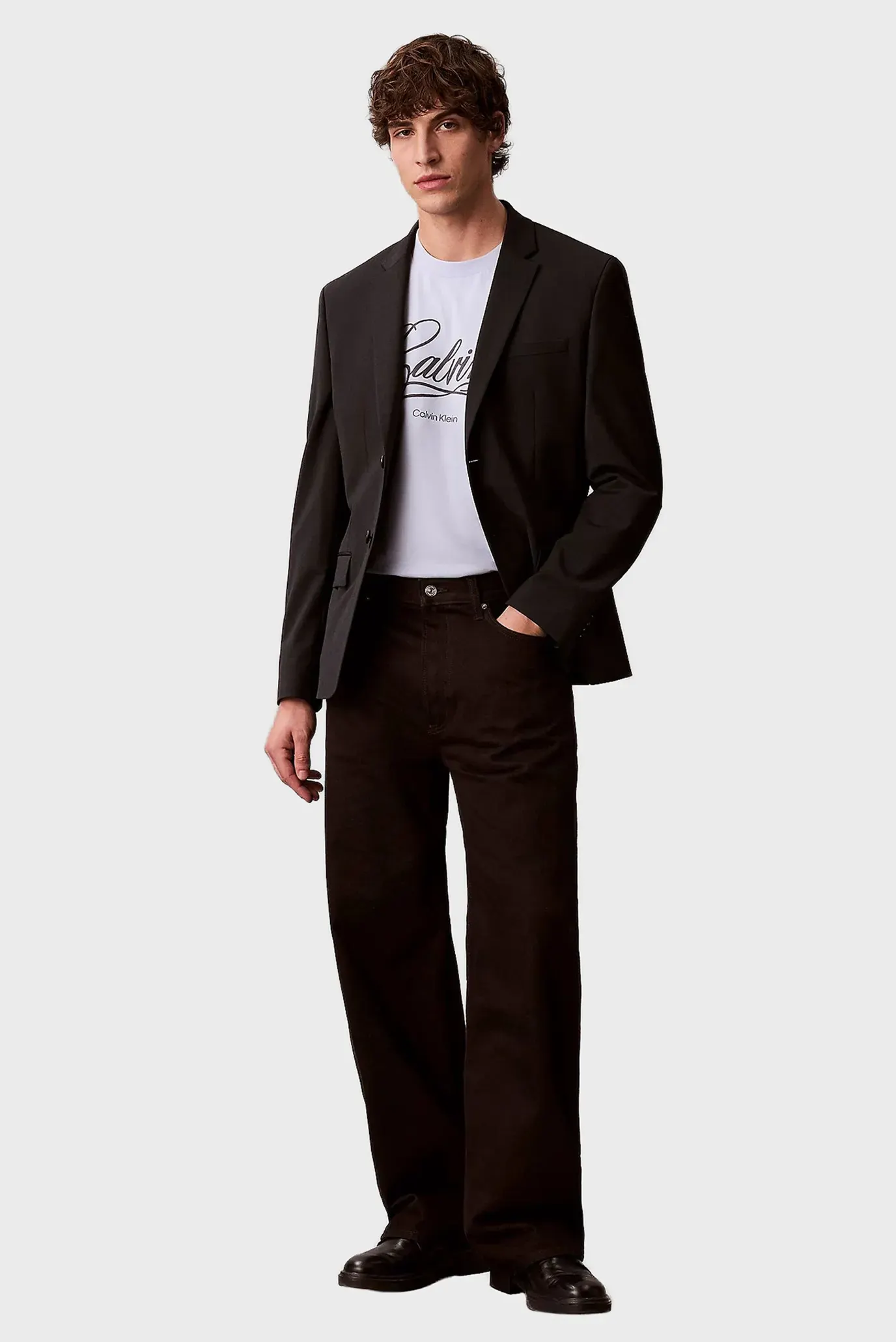 Futbolka/SS 20S LN CALVIN SCRIPT GRAPHIC 2