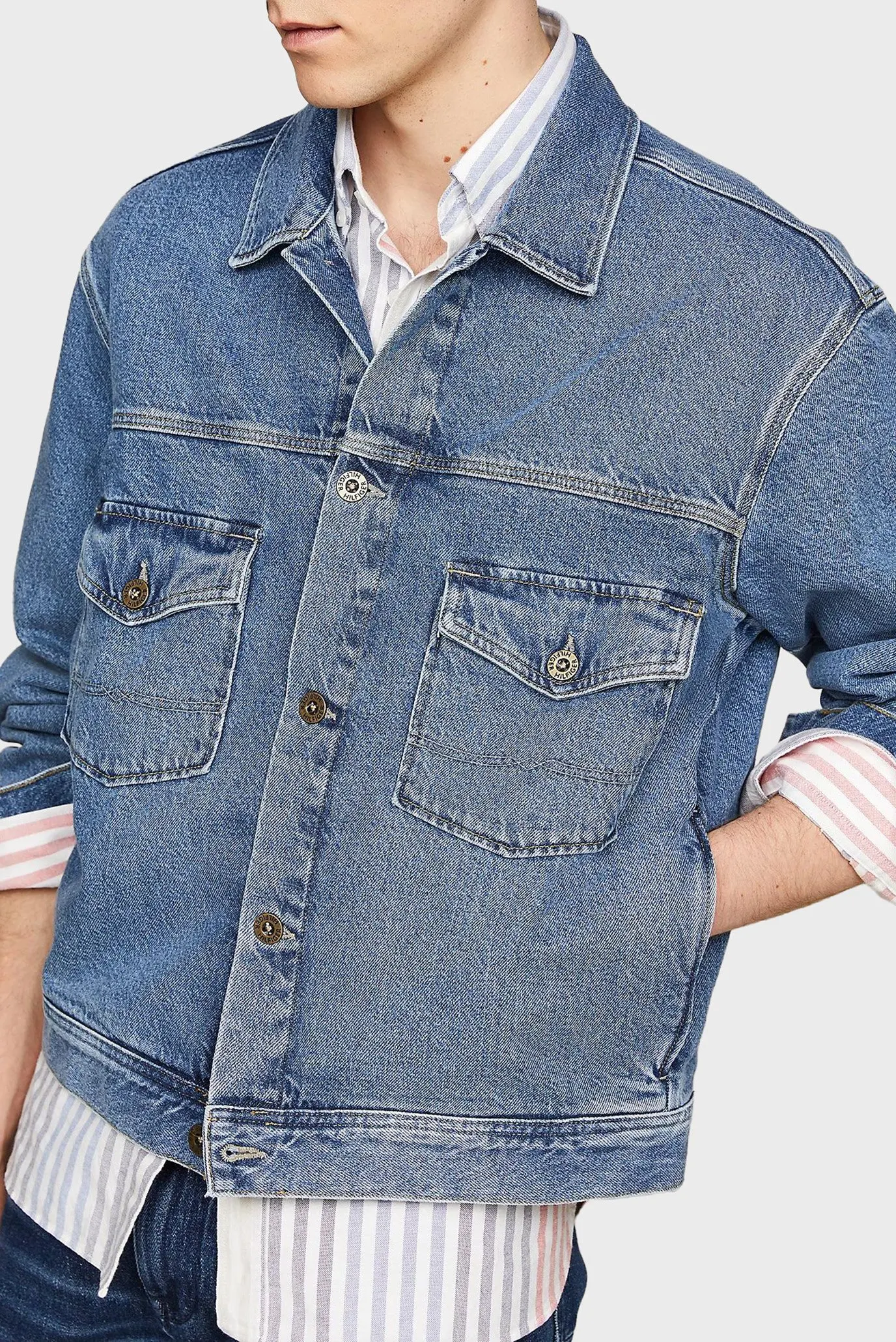 Jins kurtka TRUCKER JKT RGD FONZE IND 4