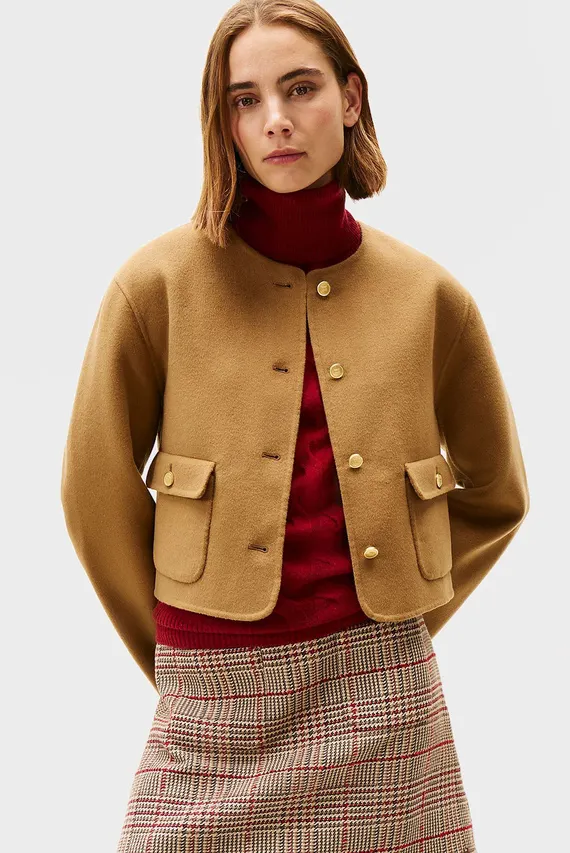 Пальто DF WOOL BLEND REG LADY JACKET Tommy Hilfiger