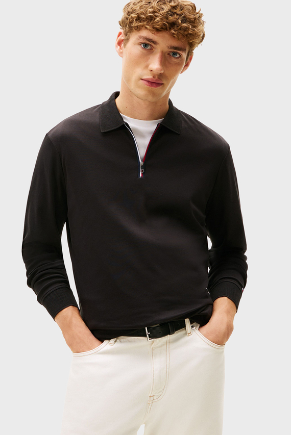 Yengi uzun polo LS ZIP INTERLOCK REG POLO Tommy Hilfiger Yengi uzun polo LS ZIP INTERLOCK REG POLO Tommy Hilfiger