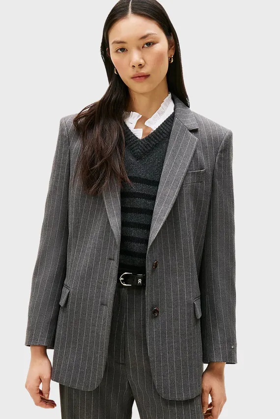 Пиджак PINSTRIPE RELAXED BLAZER Tommy Hilfiger