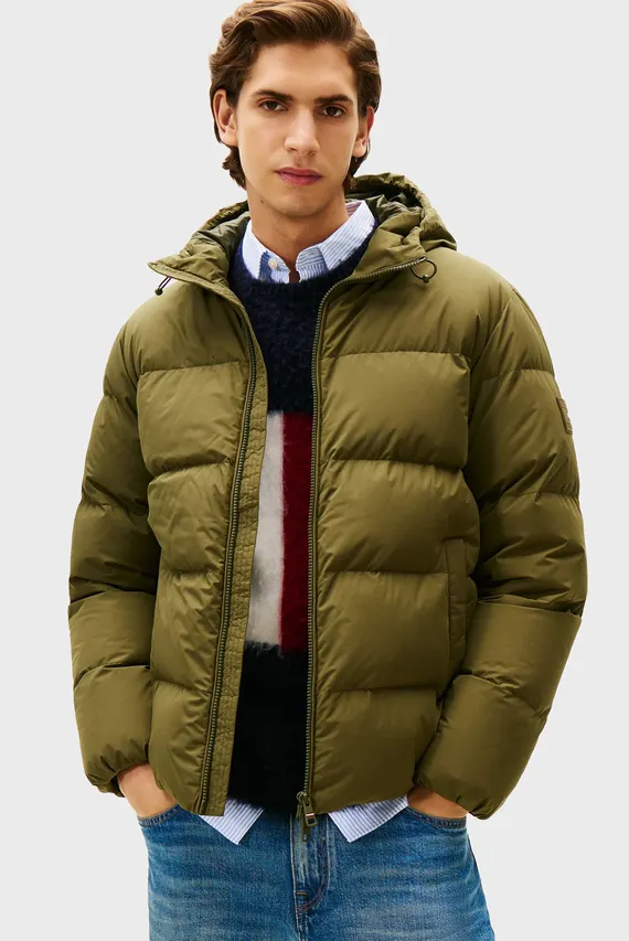 Куртка зимняя/DOWN HOODED PUFFER JKT Tommy Hilfiger