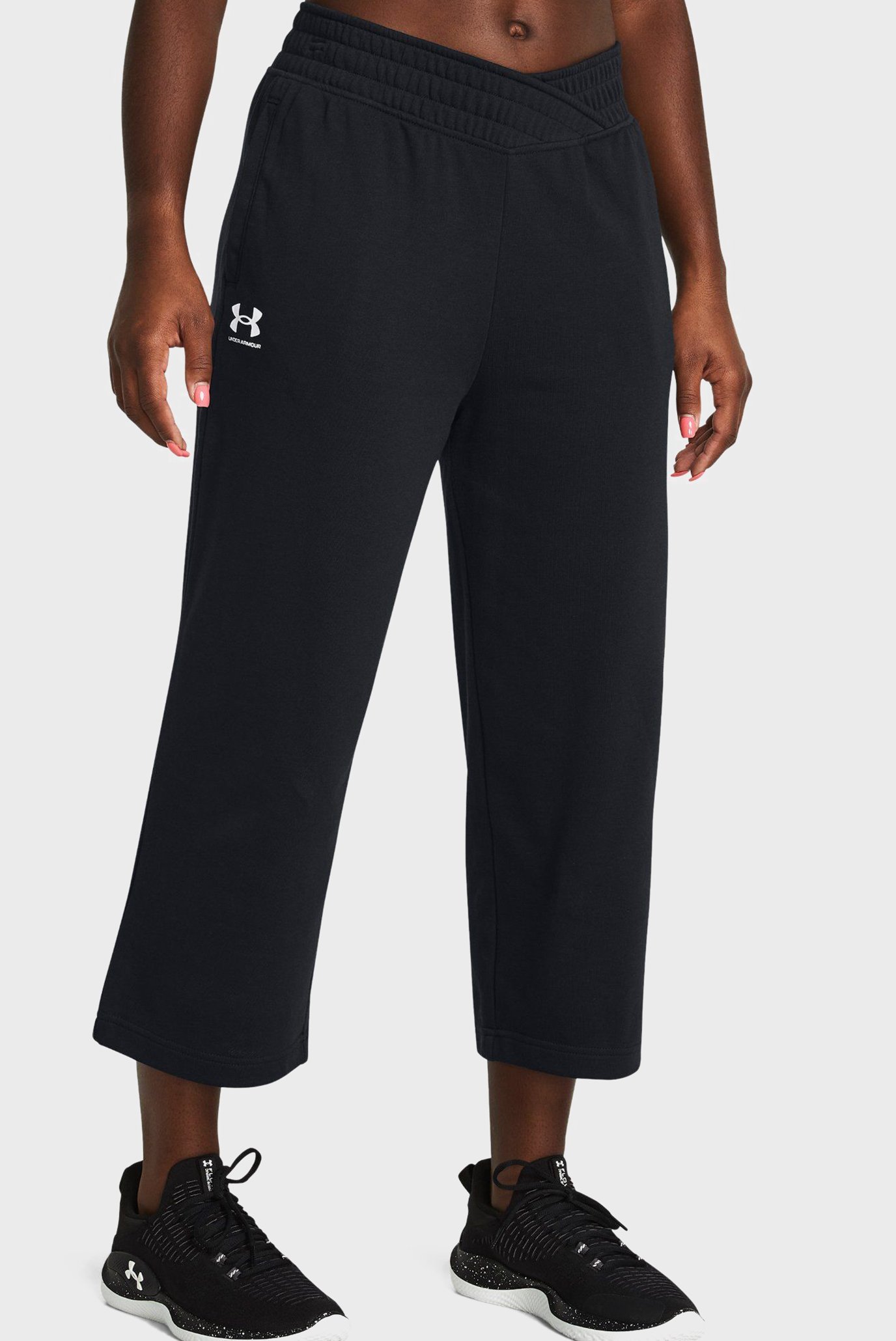 Sport shimlari UA Rival Terry Crop Wide Leg 1