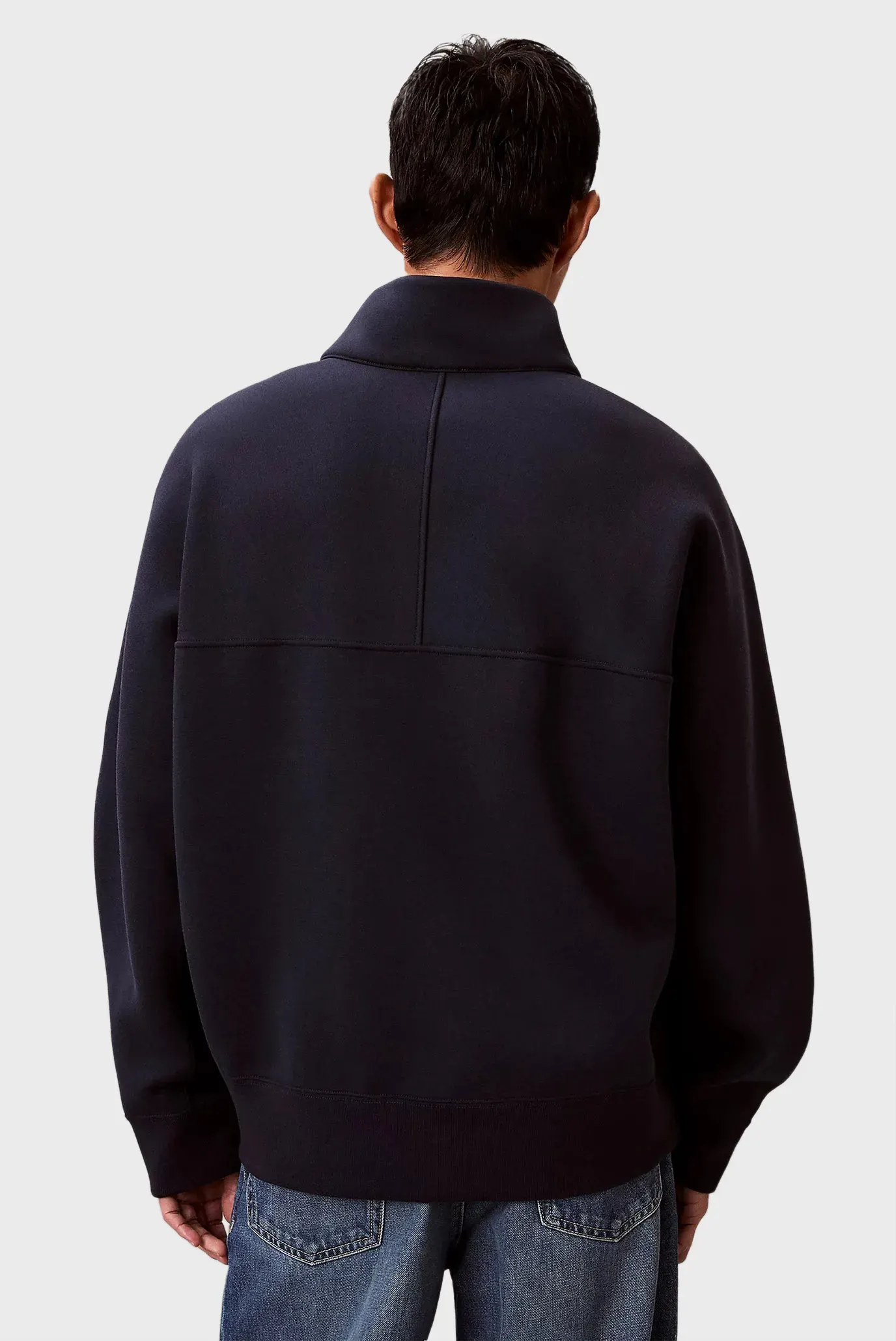 Reglan/LS COTTON SPACER STRIPE RIB QTR 3