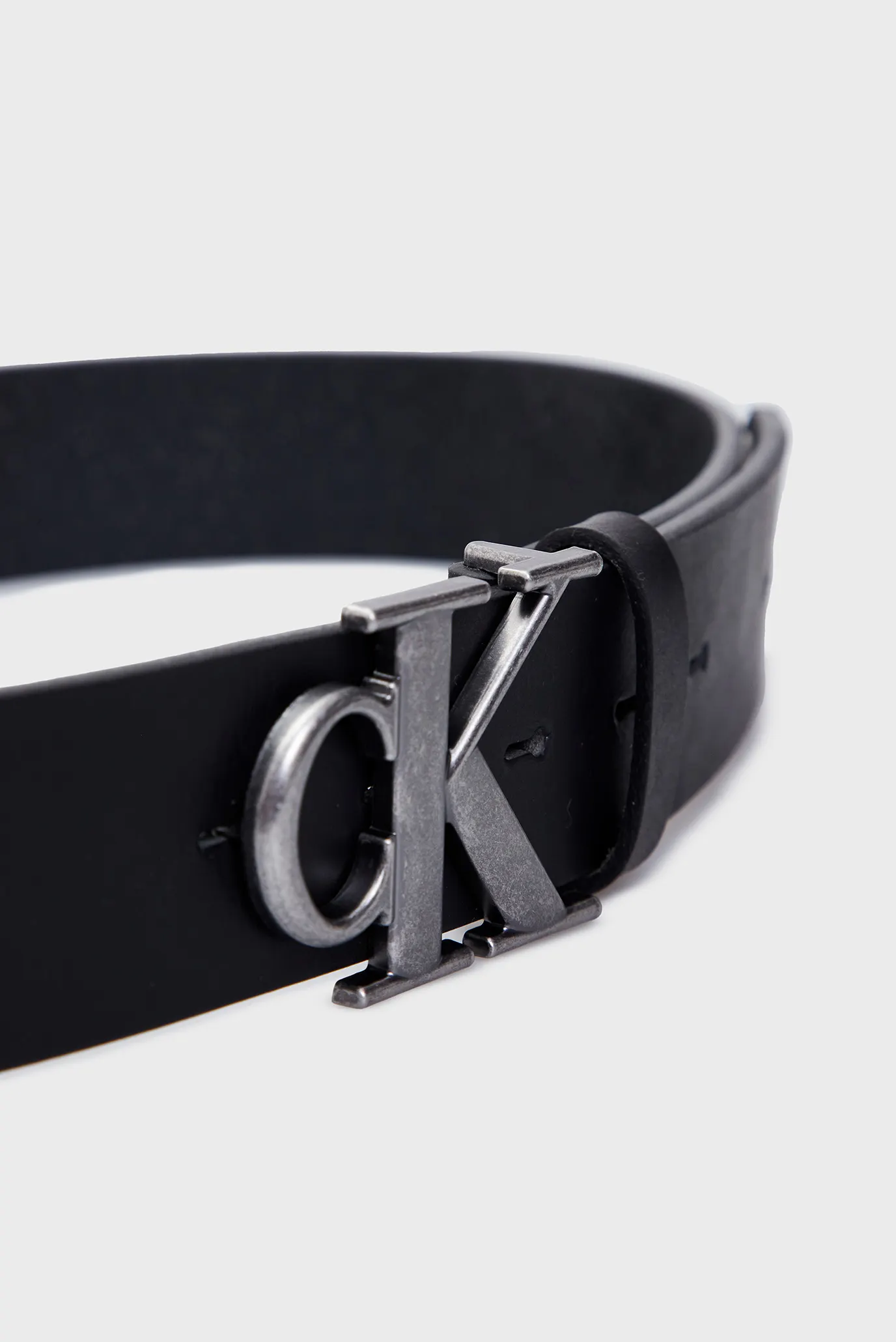 Kamar ROUND MONO PLAQUE LTHR BELT 40MM 2