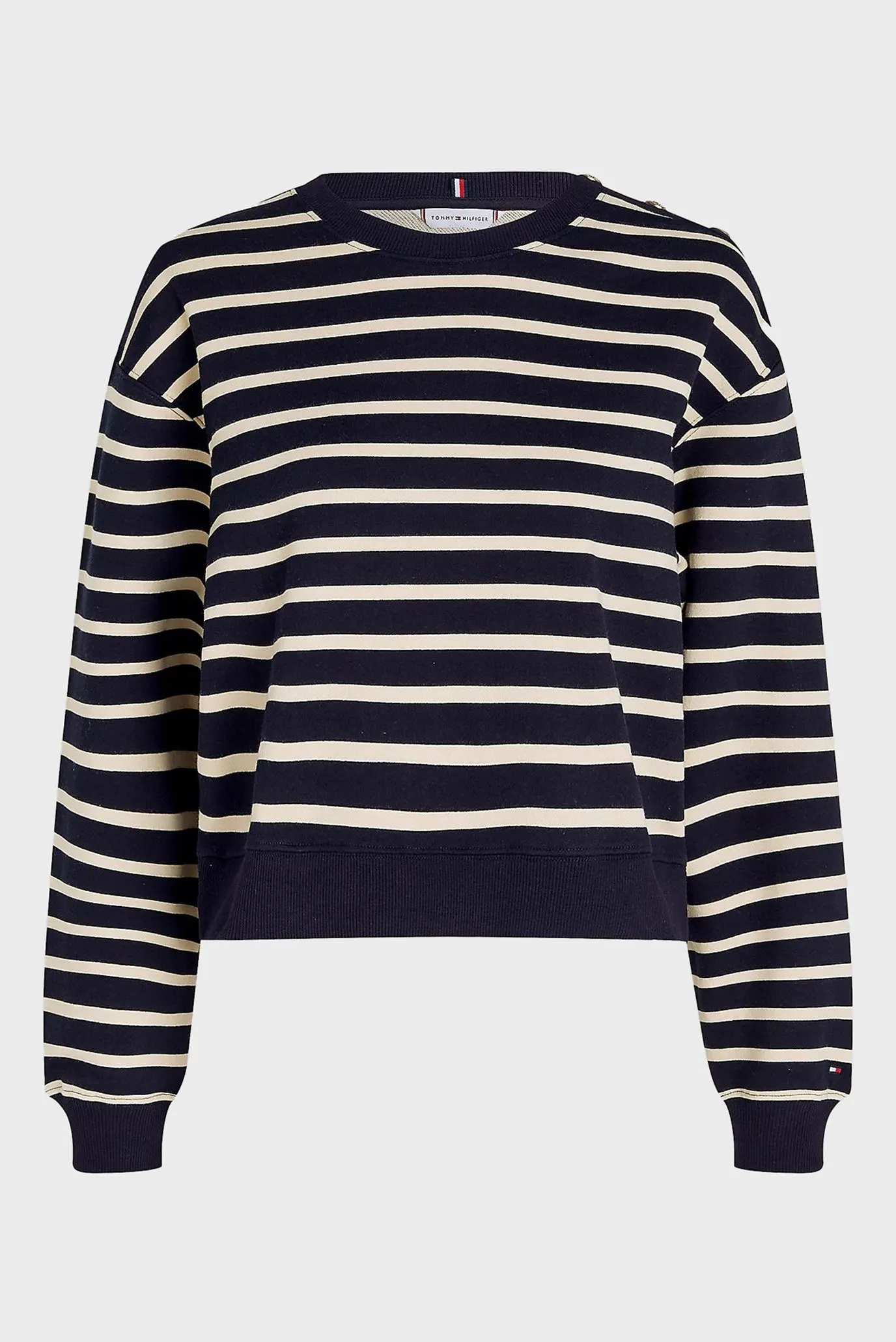 Свитшот REG GOLD BTN C-NK SWEATSHIRT 5