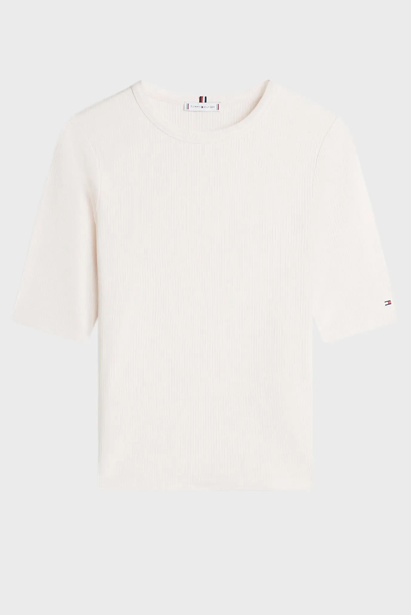 Futbolka/SLIM 5X2 RIB C-NK 1/2 SLV 5