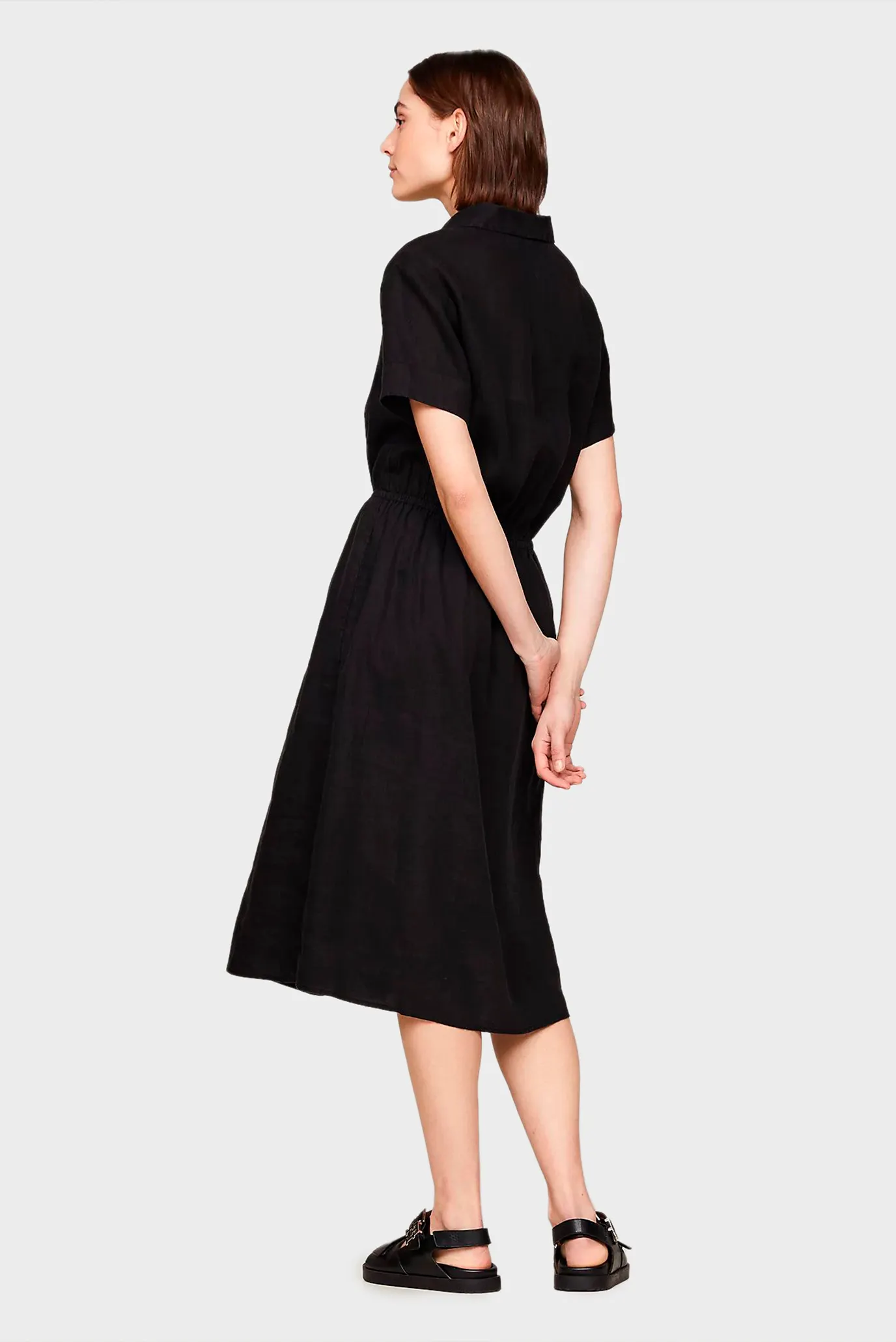 Платье LINEN SS MIDI SHIRT DRESS 2