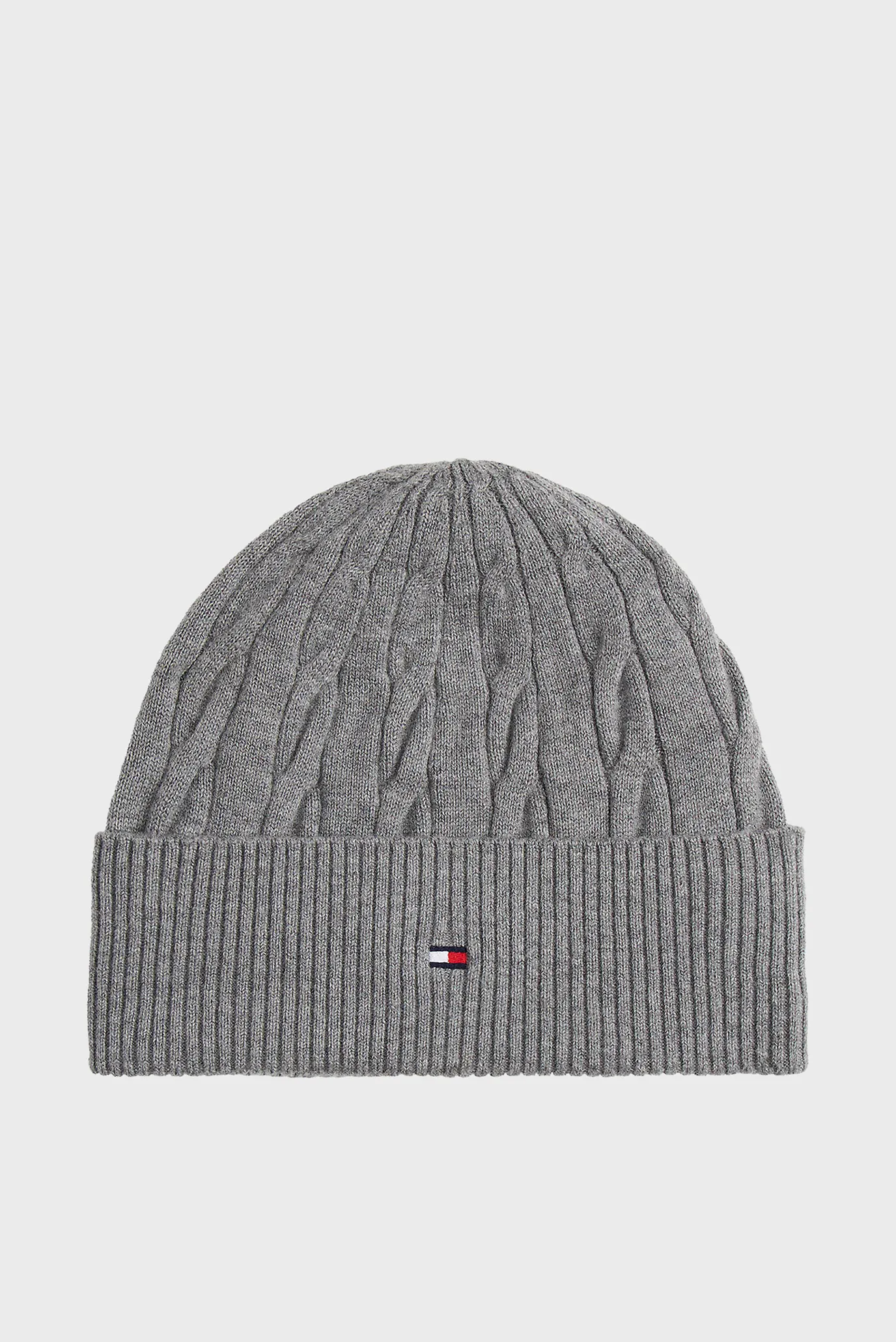 Шапка TH FLAG CABLE KNIT BEANIE 1