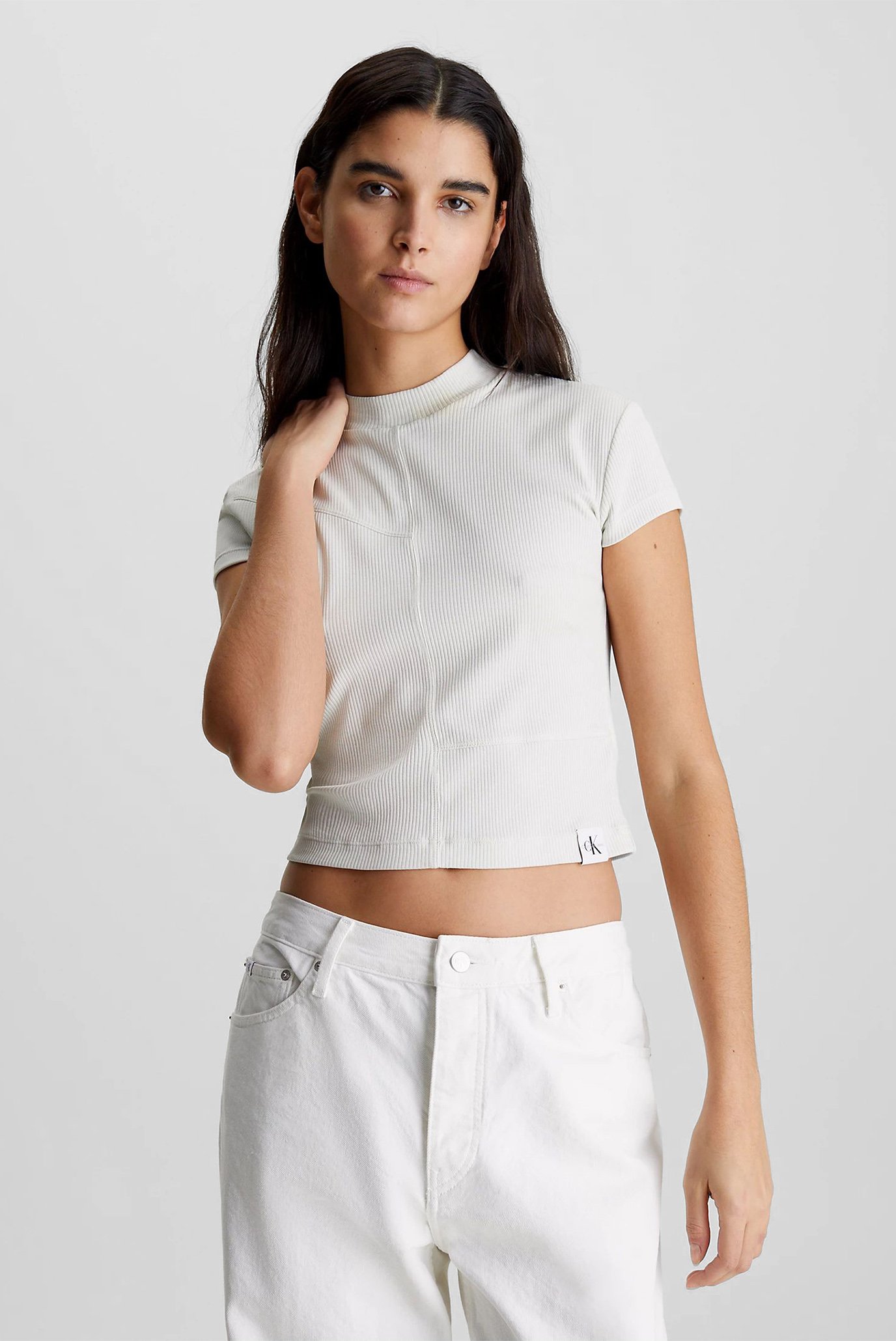 Футболка SEAMING RIB SLIM TEE 1