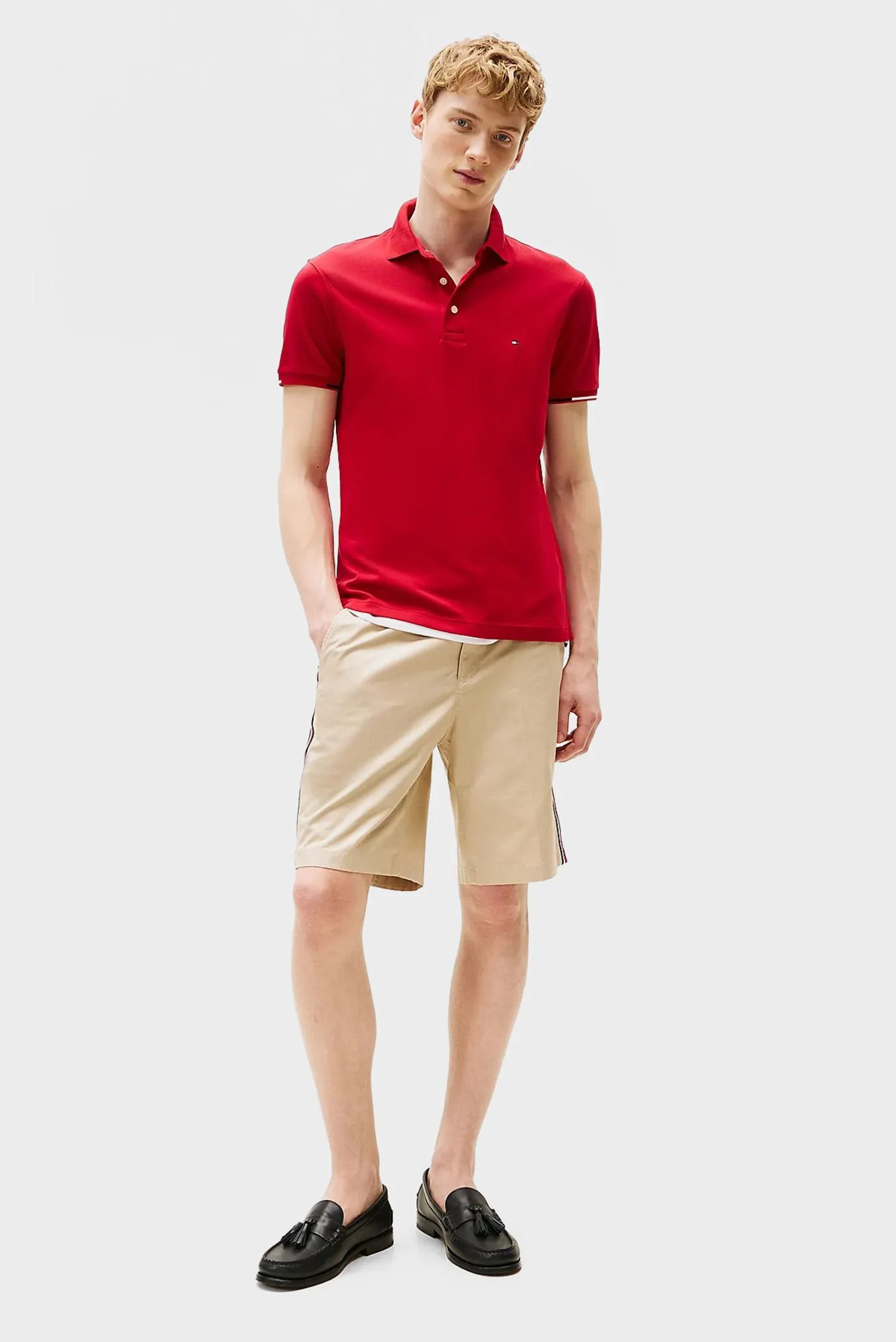 Polo INTERLOCK FLAGCUFF SLIM FIT POLO 2