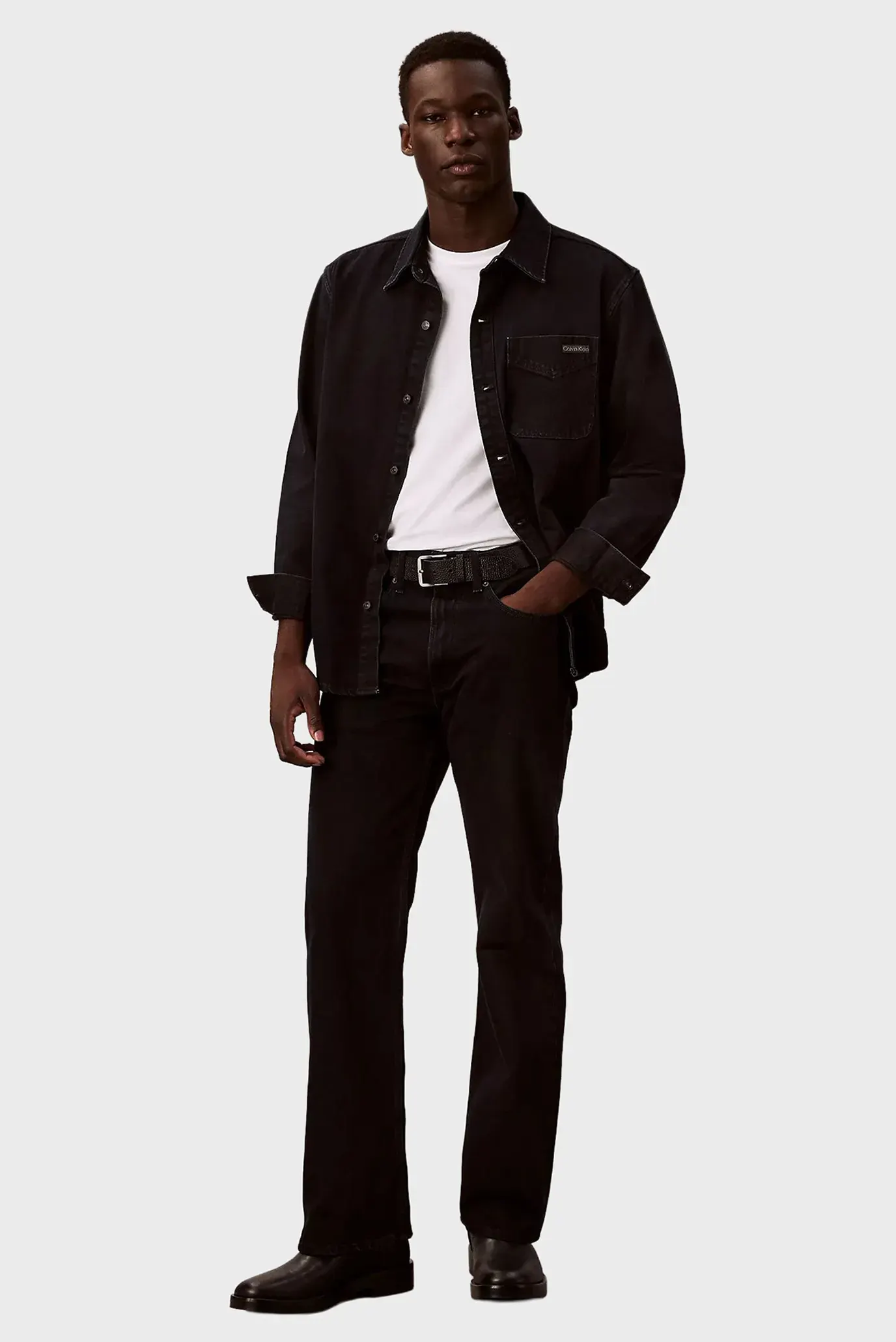 Рубашка/BLUE BLACK STONE 90S OVERSHIRT 2