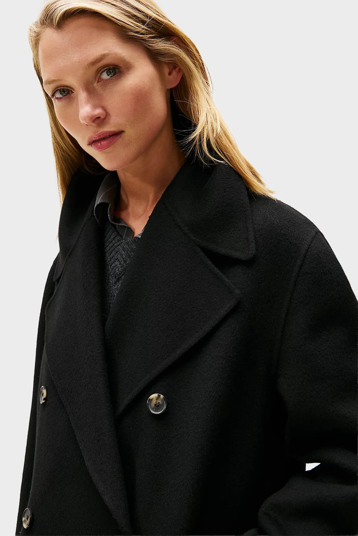 Пальто DF WOOL BLEND REG PEACOAT 2