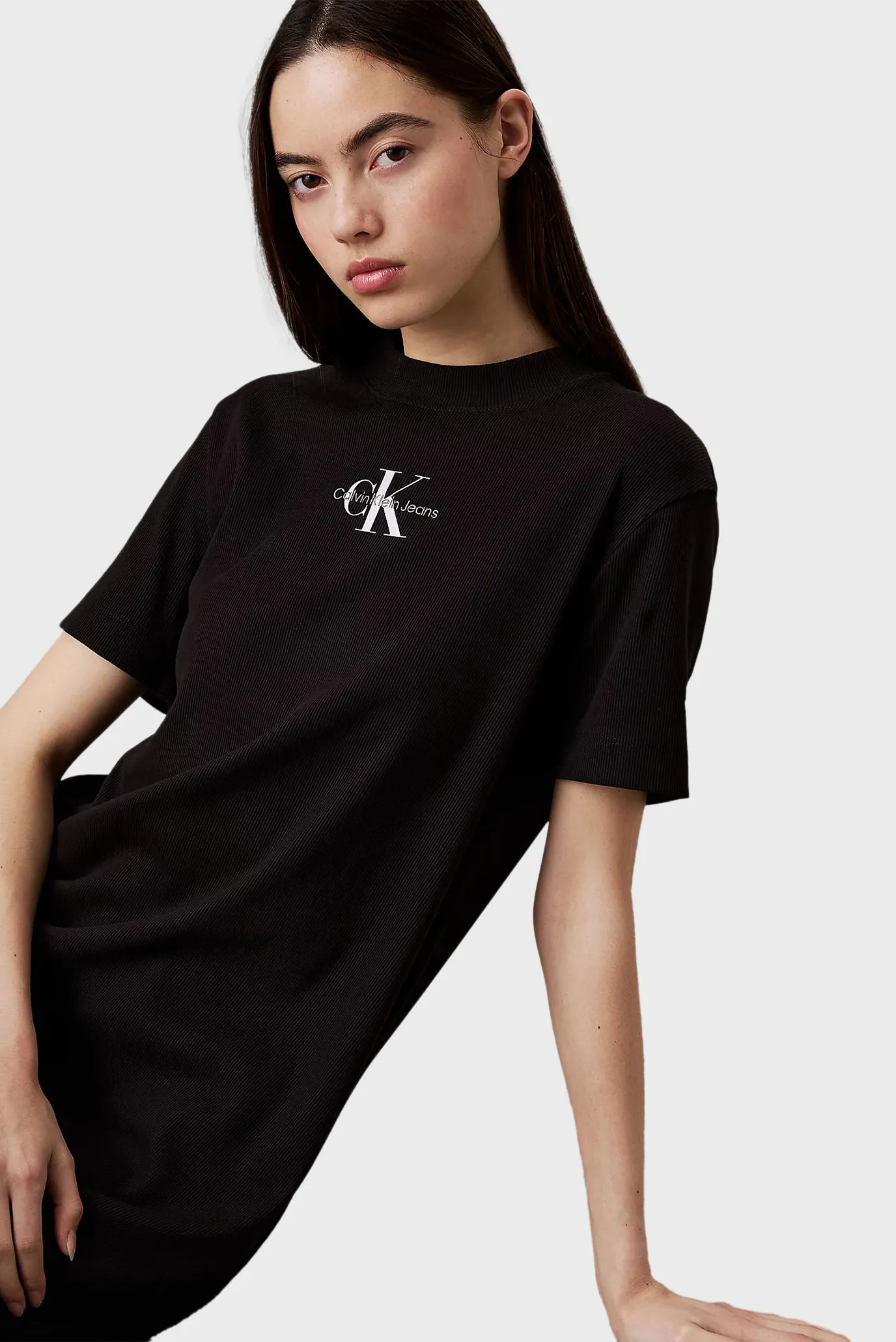 Koʻylak MONOLOGO LONG RIB TEE DRESS 2