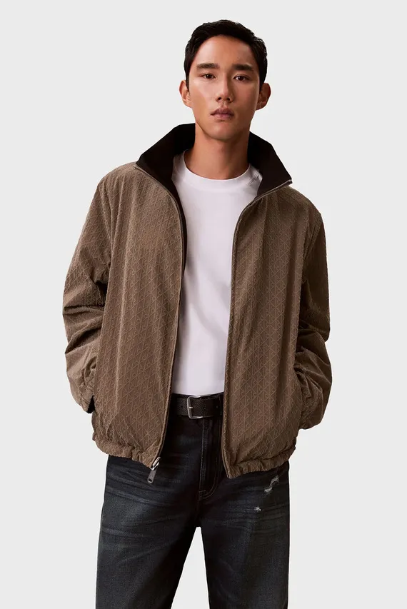 Куртка демисезонная/LS NYLON AOP UNFILLED REVERSIBLE Calvin Klein Jeans