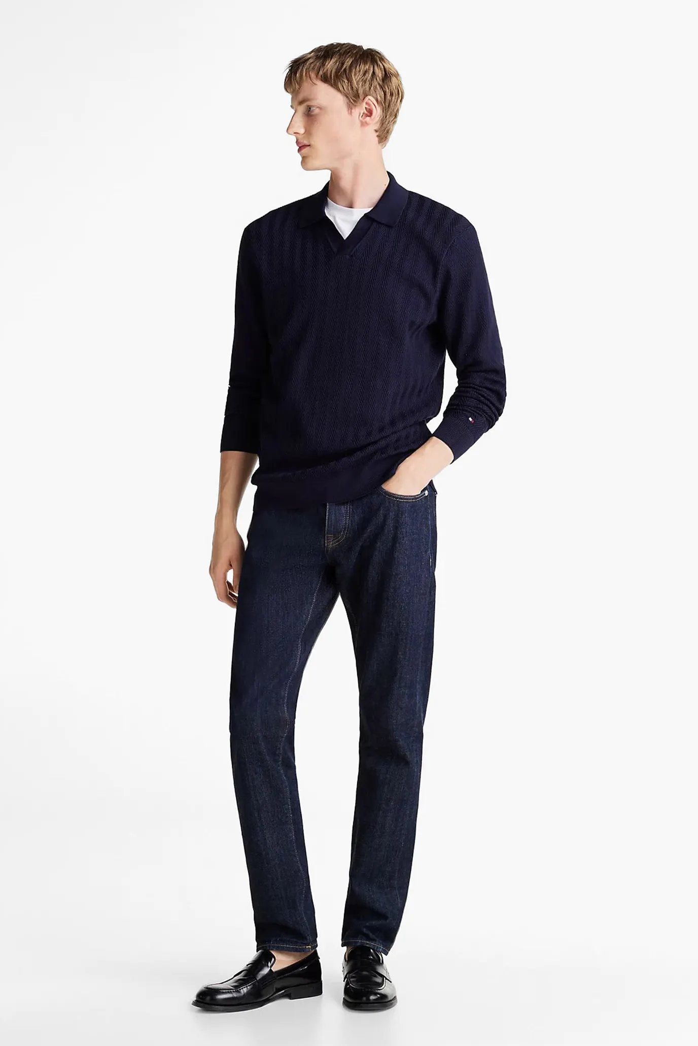 Sviter DC MERCERISED STRUCTURE L S POLO 2