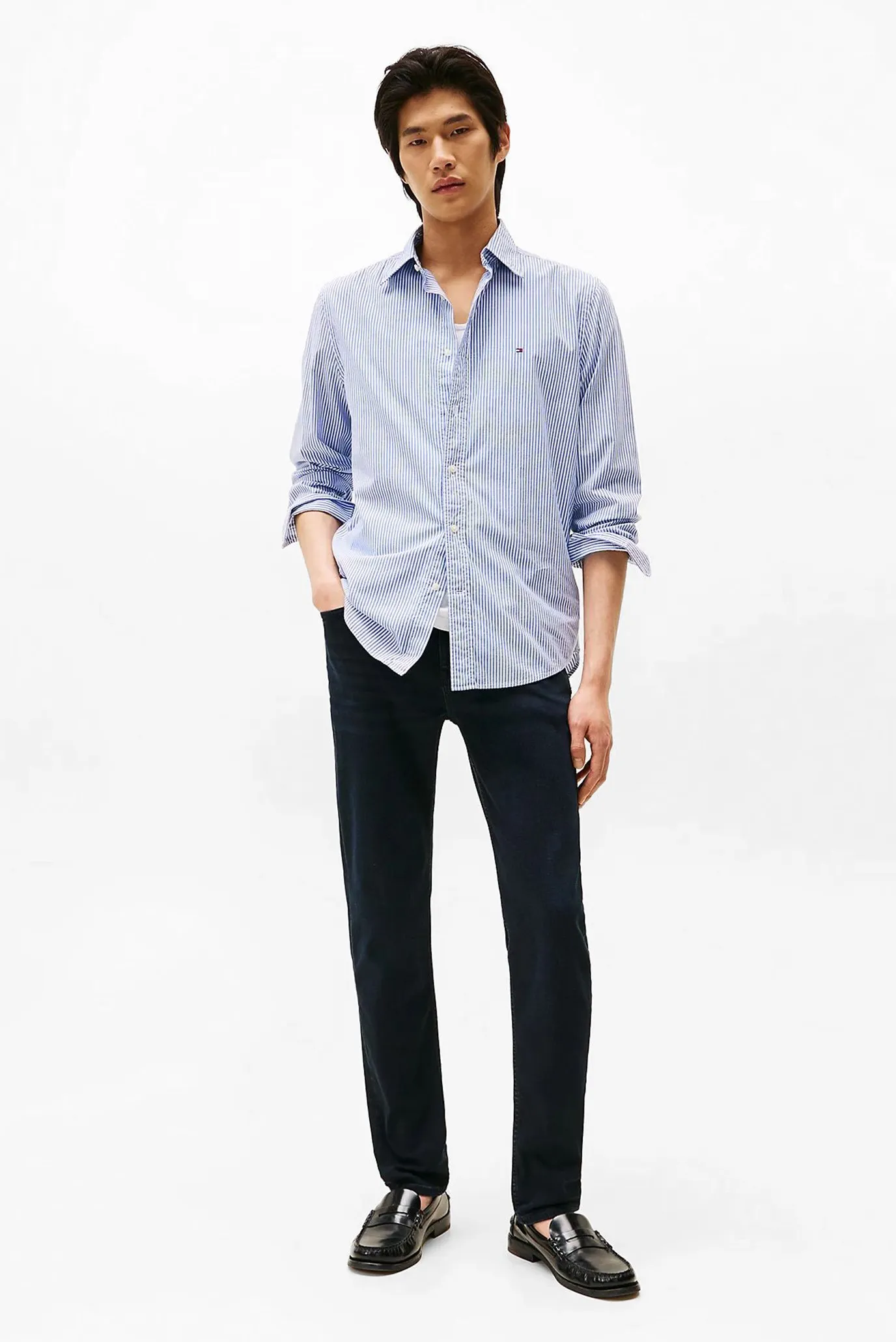 Jins shim SLIM BLEECKER PSTR BLUE-BLACK 2