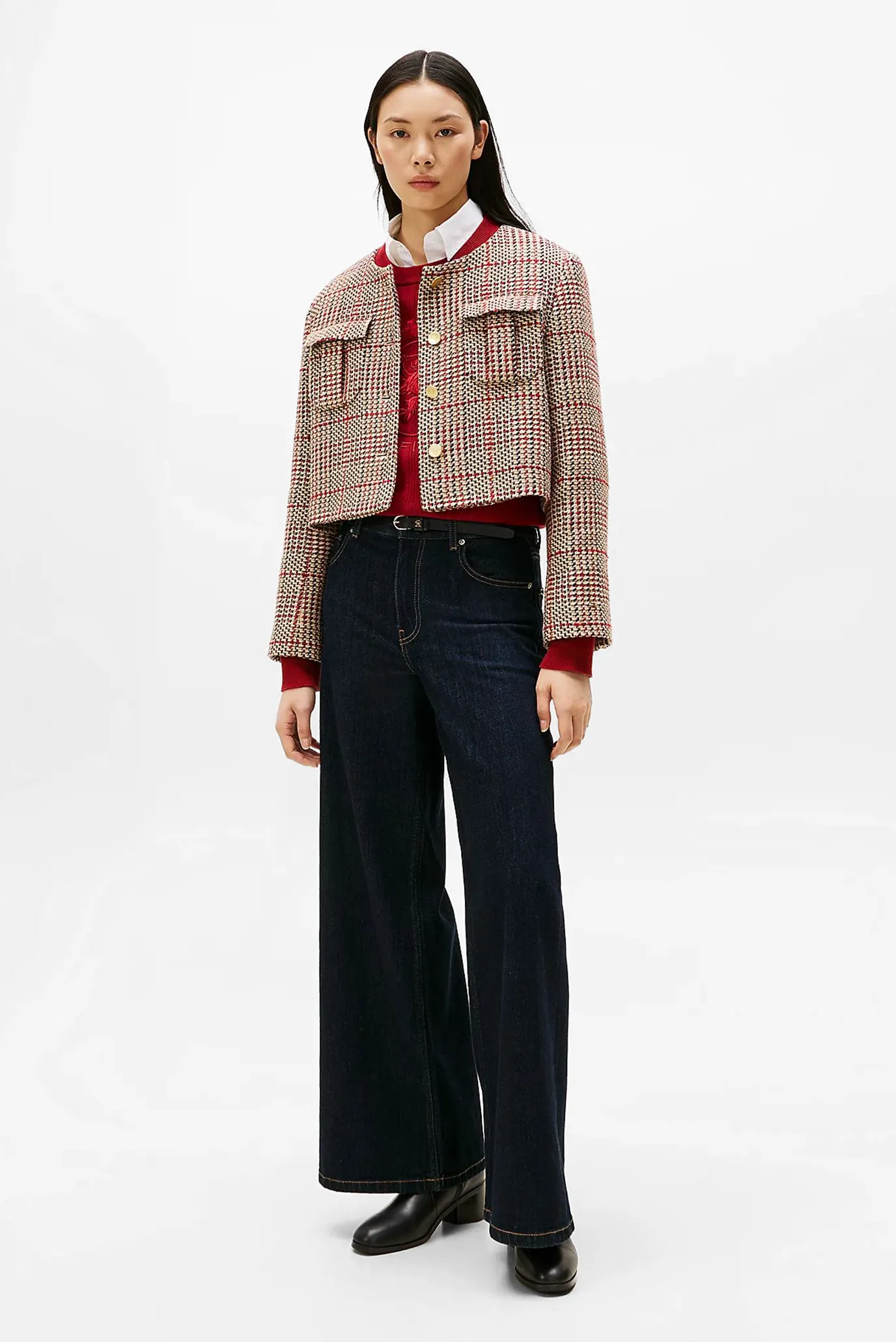 Botilyonlar TH STRETCH LEATHER BOOTIE 6