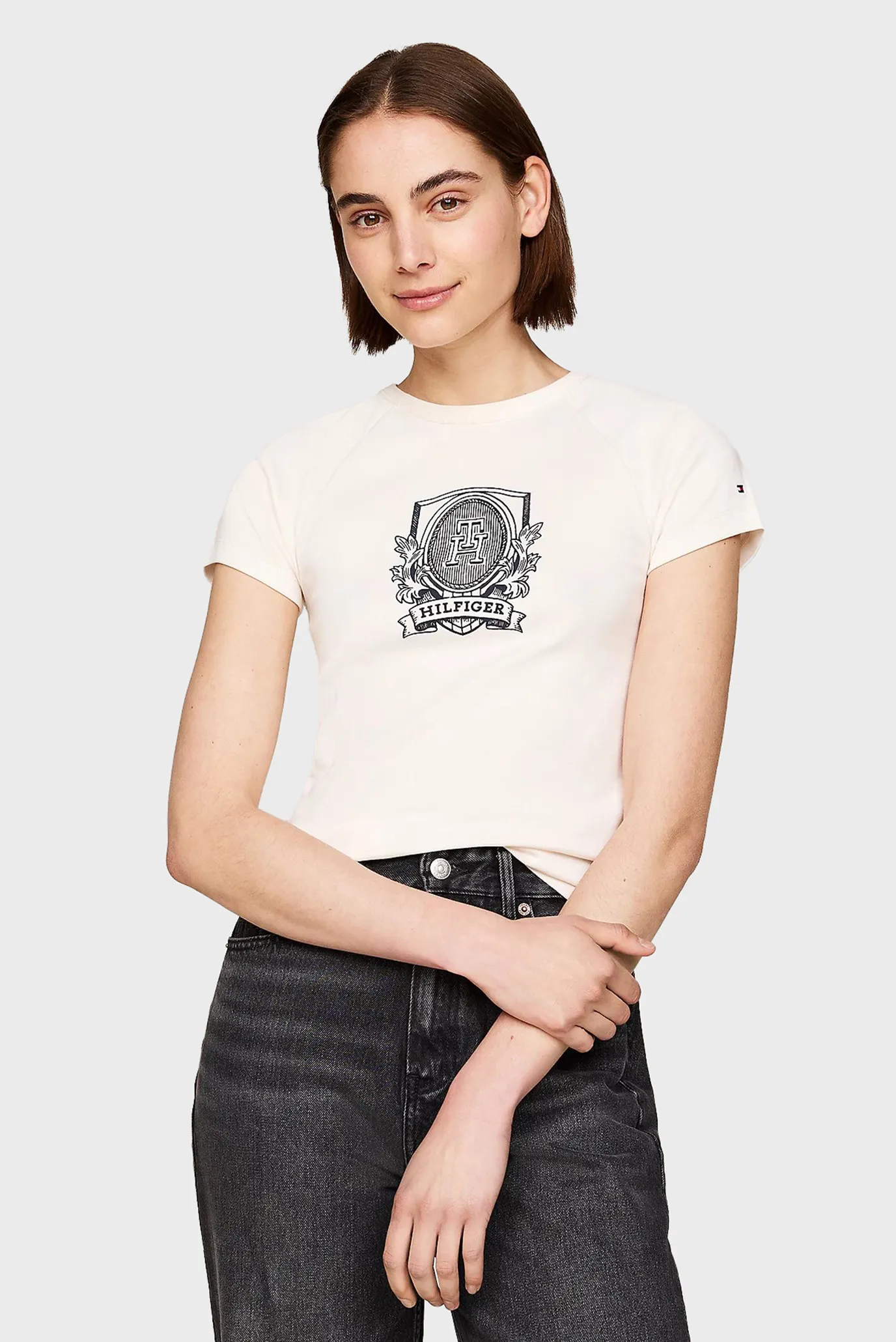 Футболка SLIM RAGLAN CREST C-NK SS 1