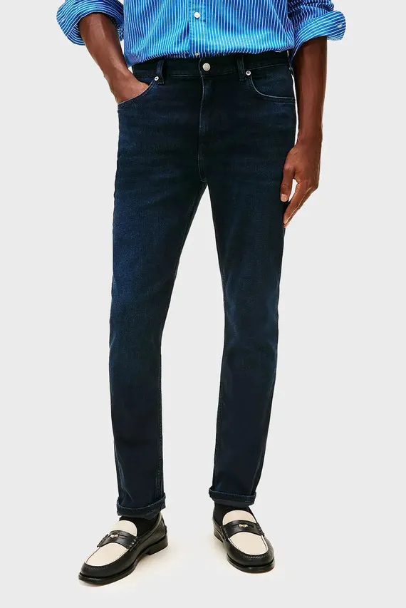 Джинсы SLIM BLEECKER CALDER BLUE BLACK Tommy Hilfiger