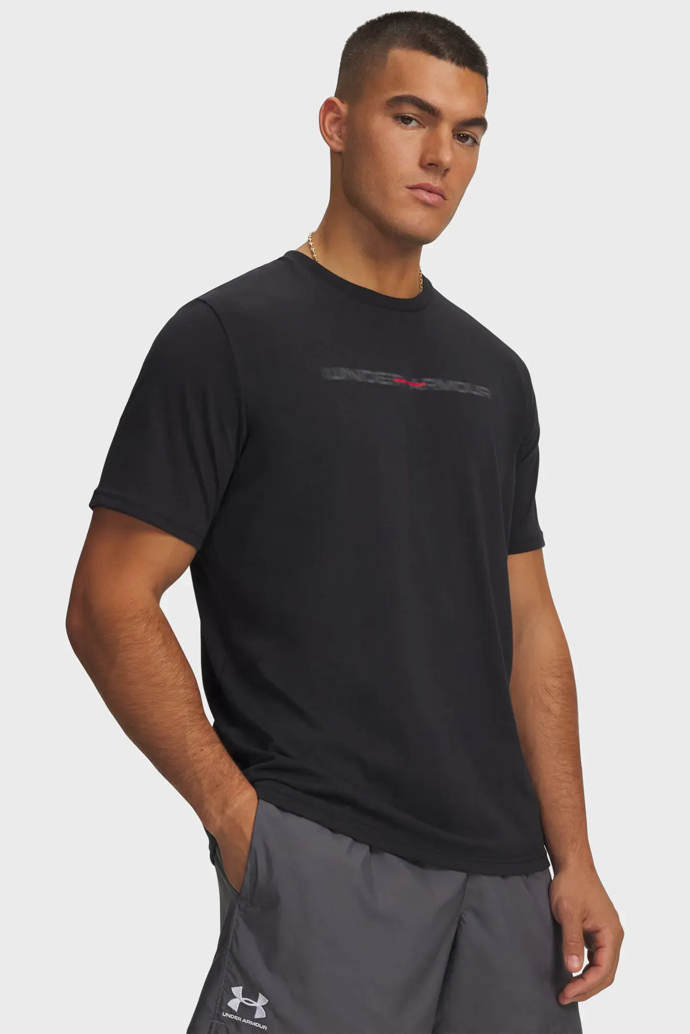 Futbolka/UA M BLUR WM SS-BLK 3