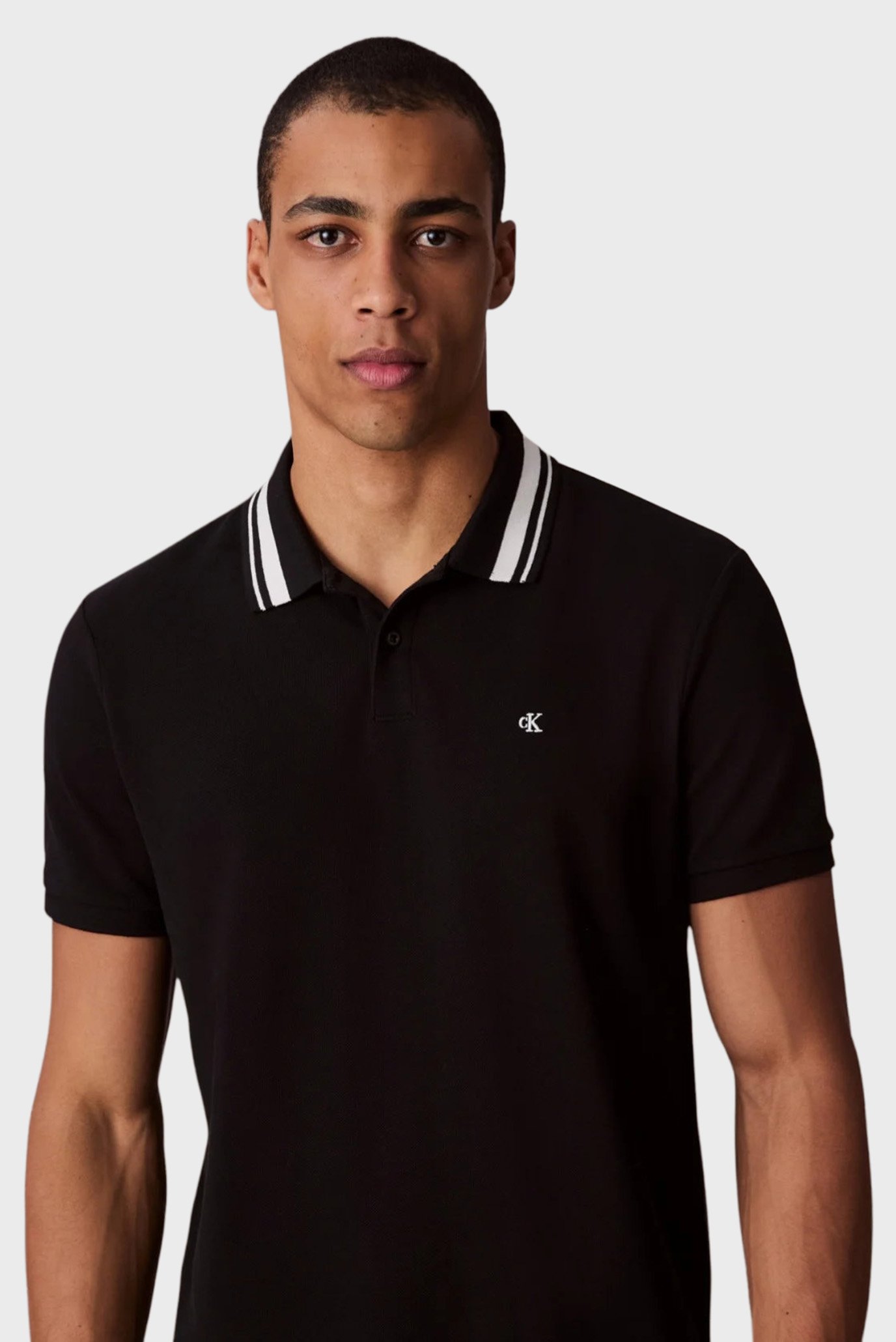 Polo SS MONOGRAM PIQUE TIPPED POLOCalvin Klein Jeans Polo SS MONOGRAM PIQUE TIPPED POLO 4