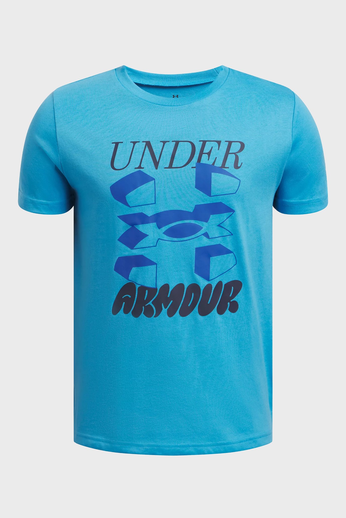 Футболка UA B SPLIT BIG LOGO SS-BLU 1