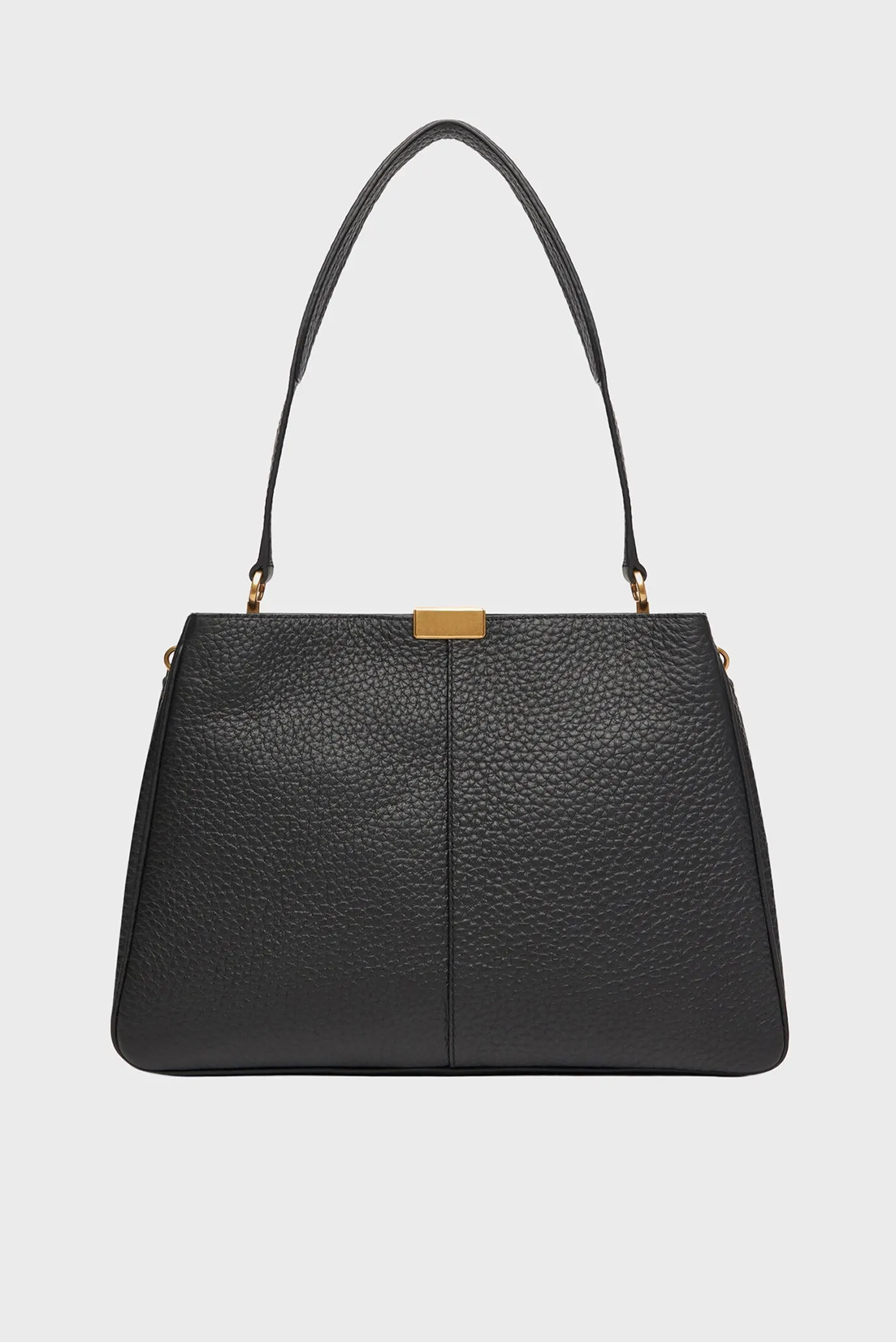 Sumka CASUAL LEATHER SHOULDER BAG PEBB 4